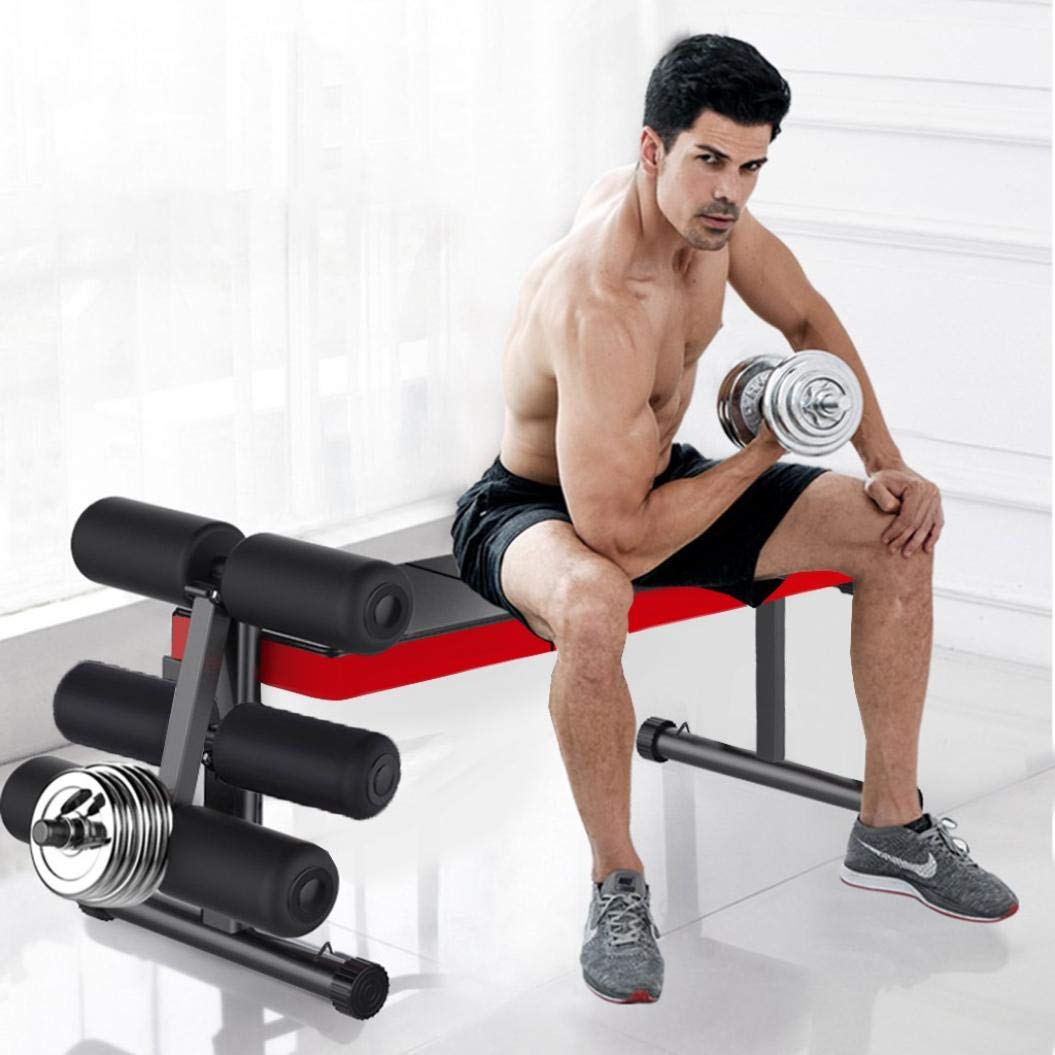 ANACARE Adjustable Weight Bench for Home Gym - Foldable Dumbbell & Barbell Workout Bench for Full Body Training - Strength Training Equipment for Men & Women - Perfect for Ab Exercises, Chest Press & Home Fitness Routines