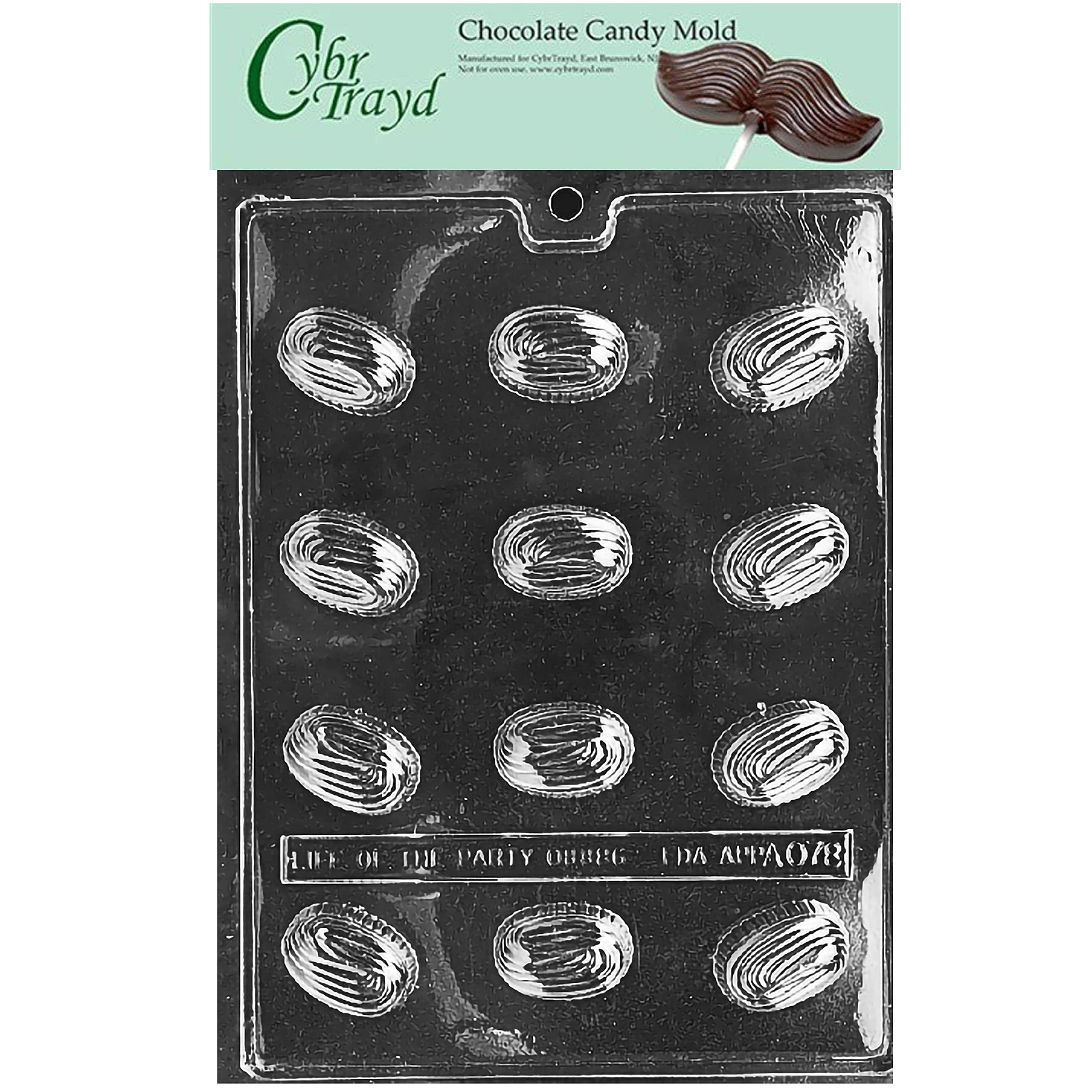 Country Swirl Chocolate Candy Mold - Premium Silicone Baking Mold for Homemade Chocolates, Candies & Desserts - Perfect for Valentine's Day, Christmas Gifts & Party Treats