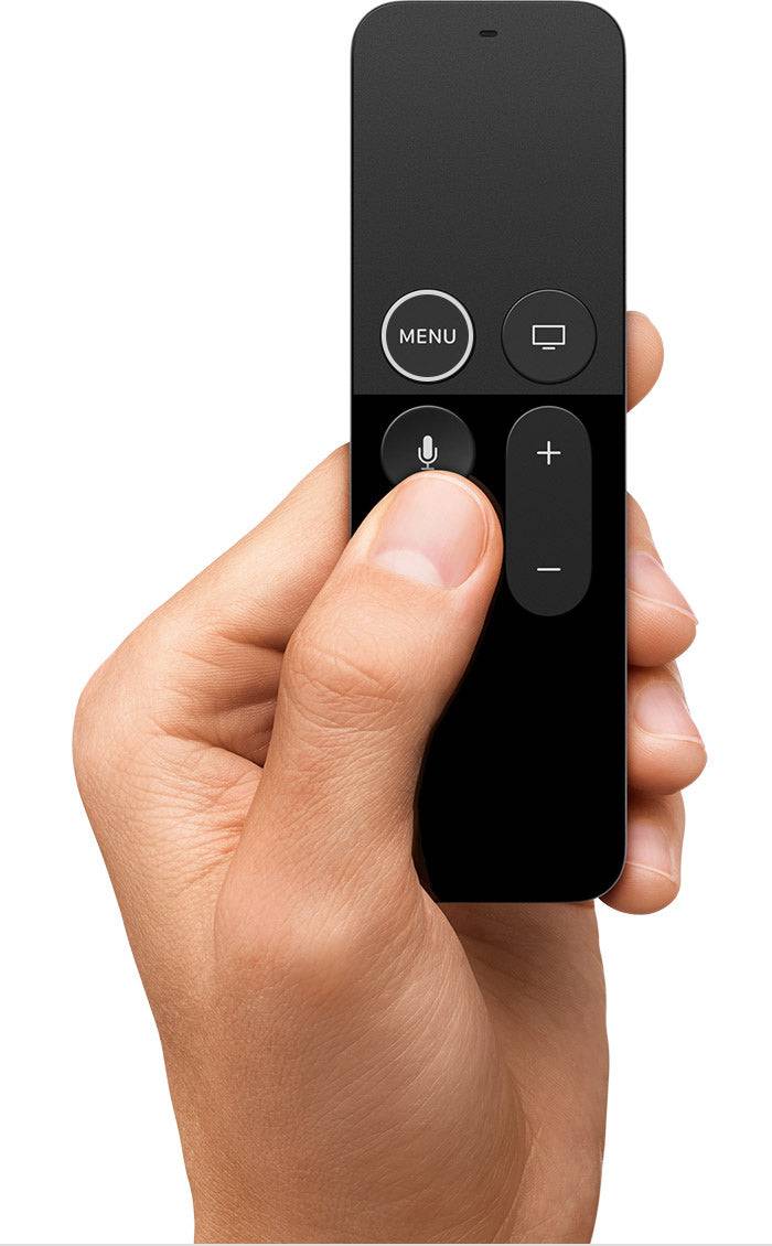 Apple TV Remote MQGE2ZM/A - Siri Voice Control, Touch Clickpad - Compatible with Apple TV 4K & HD - Perfect for Streaming, Gaming & Home Entertainment