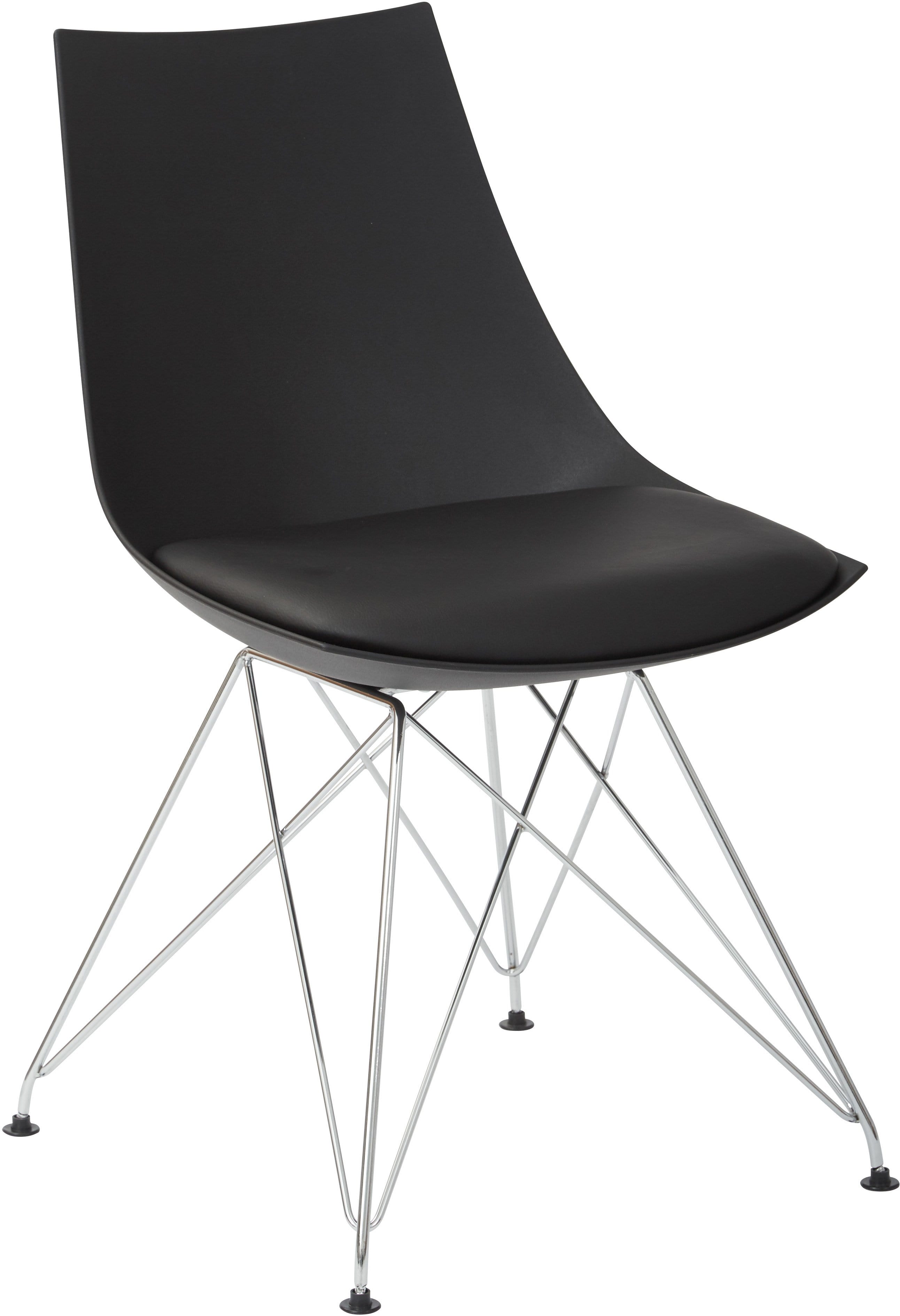 Office Star Ave Six Eiffel Bistro Chair [EFLC2] - Stylish Metal Cafe Dining Chair for Restaurants, Patios & Home Kitchens