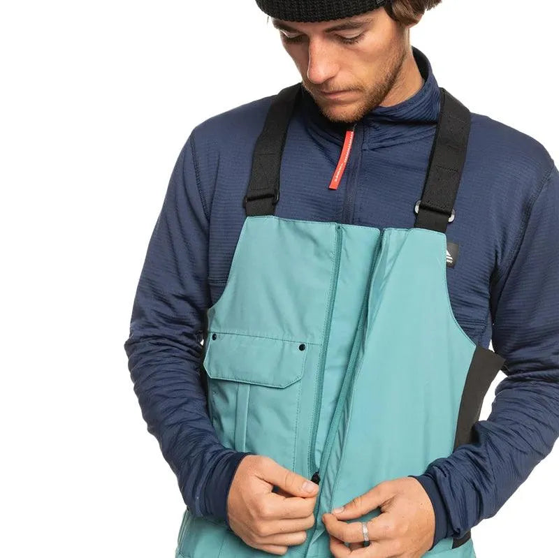 Quiksilver Men's Entero Snow Utility Jacket - Waterproof Winter Coat for Skiing & Snowboarding - Verde Agua Color