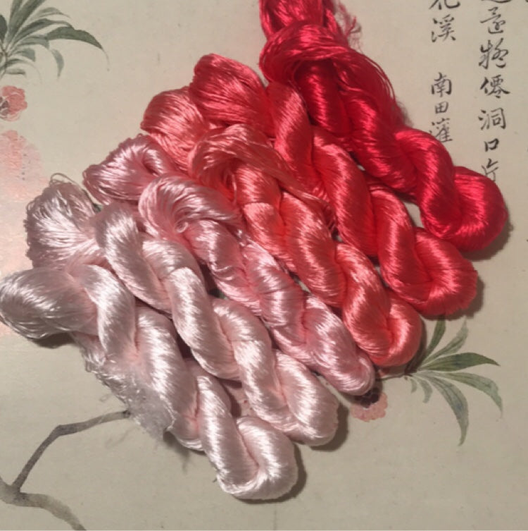 80m Suzhou Embroidery Untwisted Mulberry Silk Thread (Set of 6) - Premium Hand Embroidery Floss for Needlework, Cross Stitch & DIY Crafts - Perfect for Traditional Chinese Embroidery Projects & Home Decor