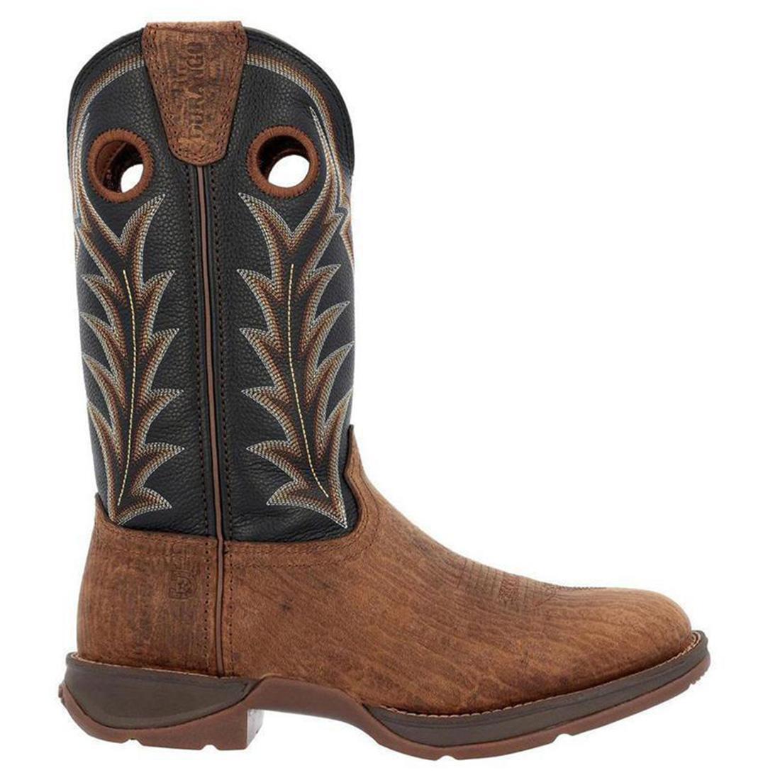 Rebel Oak Bark Midnight Western Boots for Men & Women - Stylish Cowboy Boots for Riding, Country Dancing & Outdoor Adventures