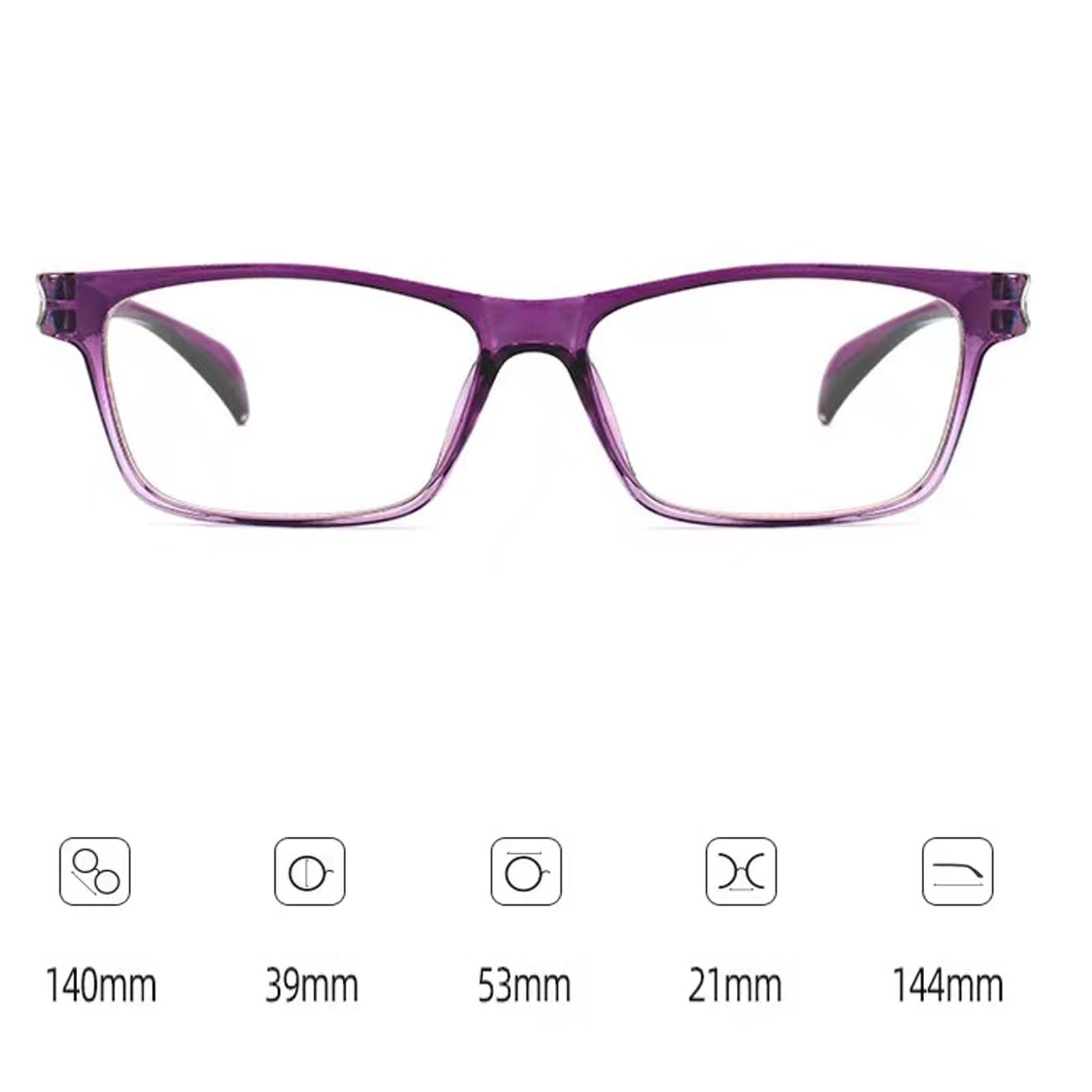 Anti-Blue Light Myopia Glasses for Men & Women - UV Protection, Anti-Eyestrain, Computer & Reading Glasses for Nearsightedness - Perfect for Office Work, Gaming & Digital Screen Use