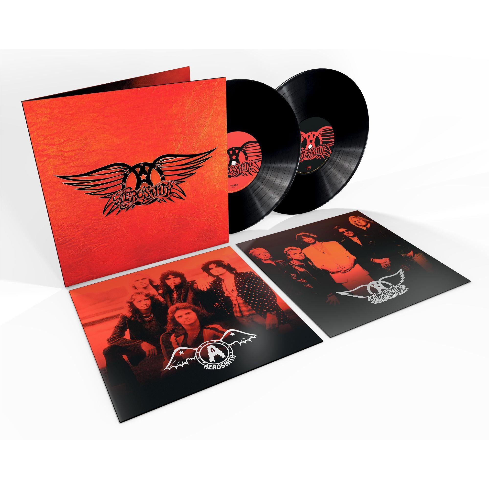 Aerosmith Greatest Hits Vinyl 2LP Record - Classic Rock Music Album for Home Listening & Vinyl Collection