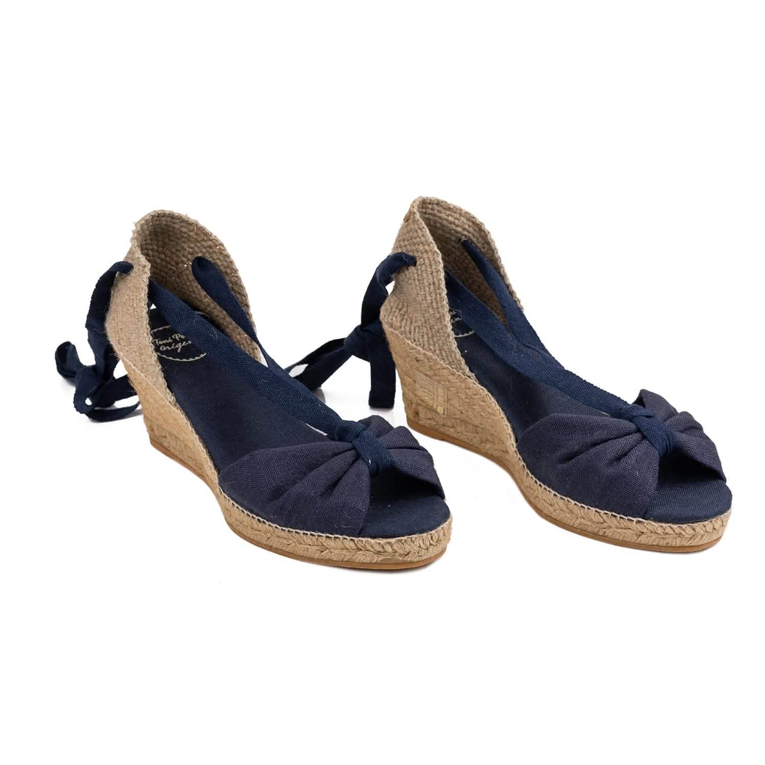 Women's Medium Linen Wedge Heel Espadrilles - Piera 5 Comfortable Summer Sandals for Beach, Vacation & Casual Outings