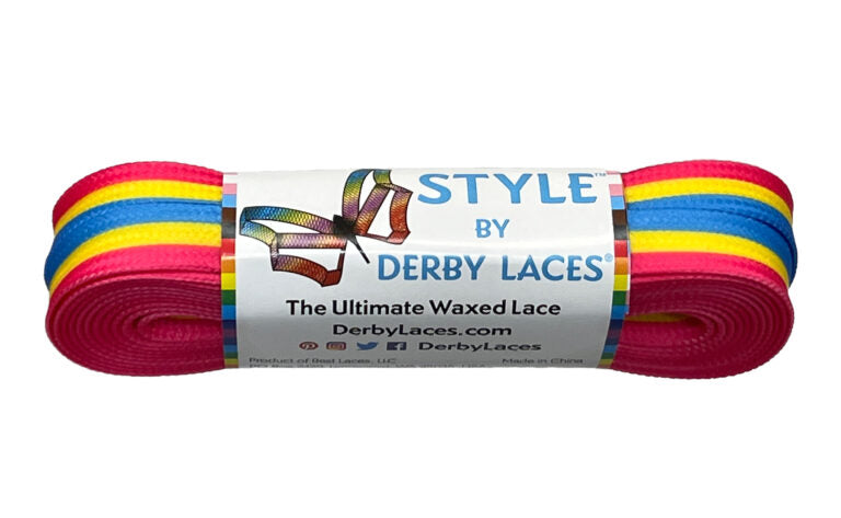 Derby Laces for Roller Skates - 84 Inch Premium Skate Shoe Laces | Perfect for Roller Derby, Artistic Skating & Rink Sports