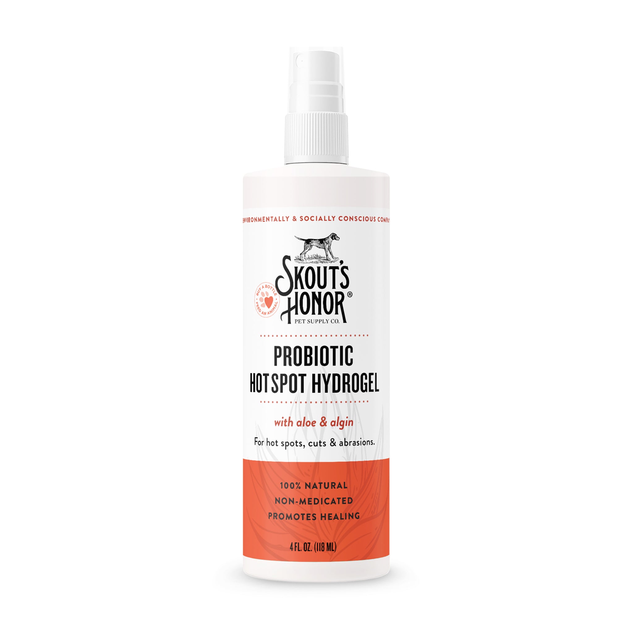 Skout's Honor Probiotic Hot Spot Hydrogel for Dogs - Soothes & Protects Skin Irritations - Vet Recommended Allergy Relief for Hot Spots, Itching & Rashes - Perfect for Daily Skin Care & Post-Grooming Use