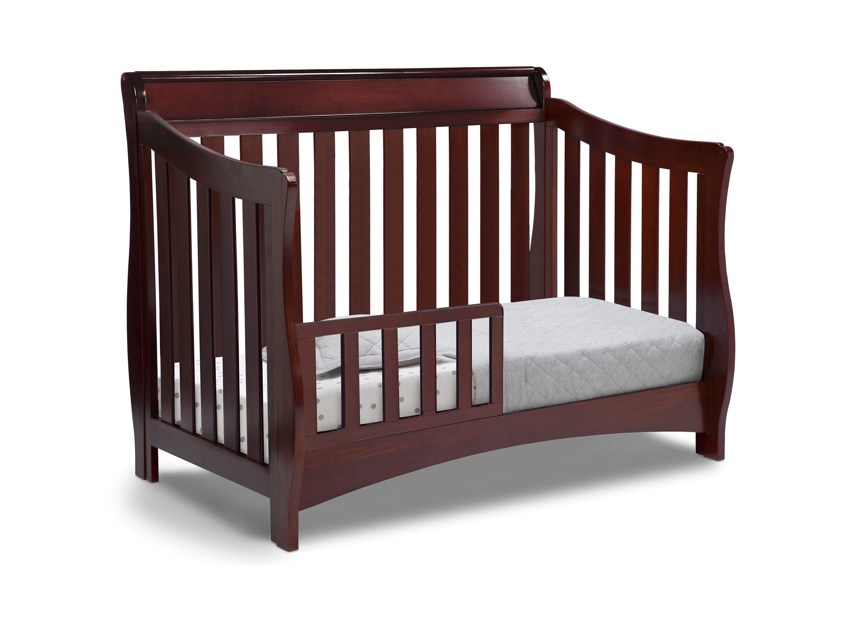 Bentley 'S' Series 4-in-1 Convertible Crib - Nursery Bed for Baby to Toddler - Perfect for Small Spaces & Modern Nurseries