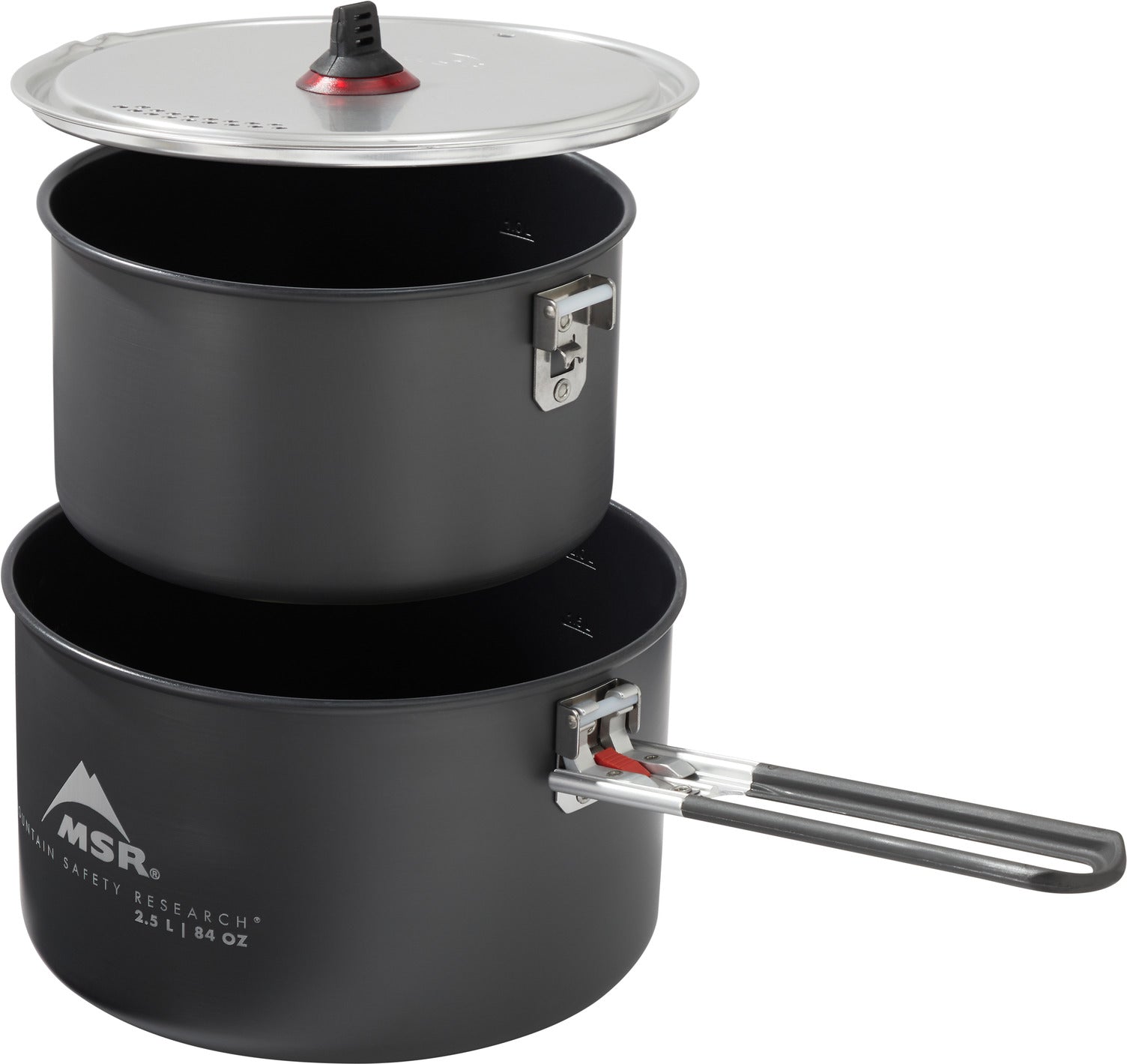 MSR Ceramic 2-Piece Cookware Set - Lightweight Camping Pots for Backpacking, Hiking & Outdoor Adventures | Durable Non-Stick Cooking Pots for Camp Stoves