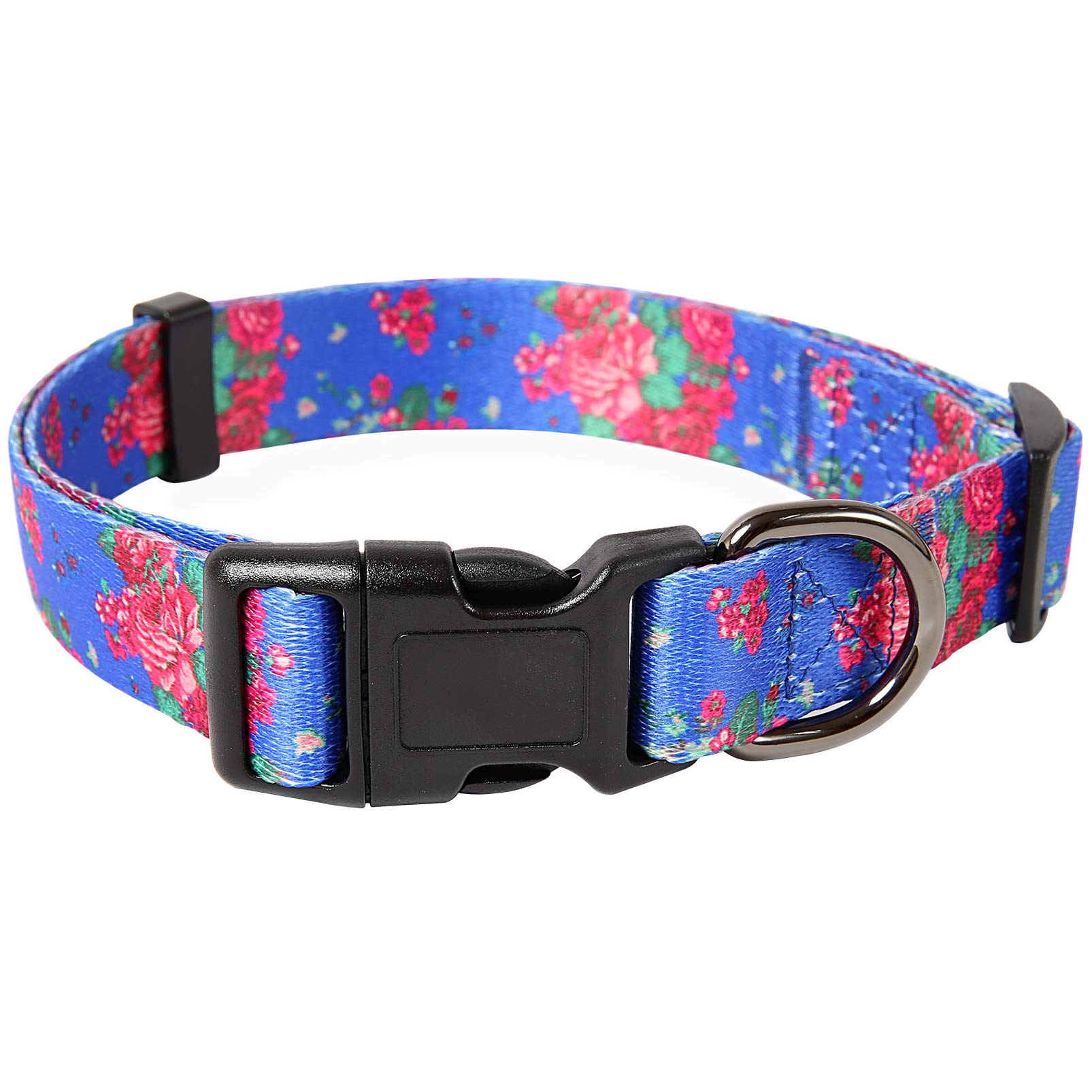 Timos Adjustable Soft Dog Collar with Metal Buckle for Small, Medium & Large Dogs - Perfect for Daily Walks, Training & Outdoor Adventures