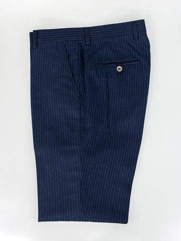 Cavani Roselli Men's Slim Fit Pin Stripe Dress Pants - Formal Business Office Wear & Wedding Attire