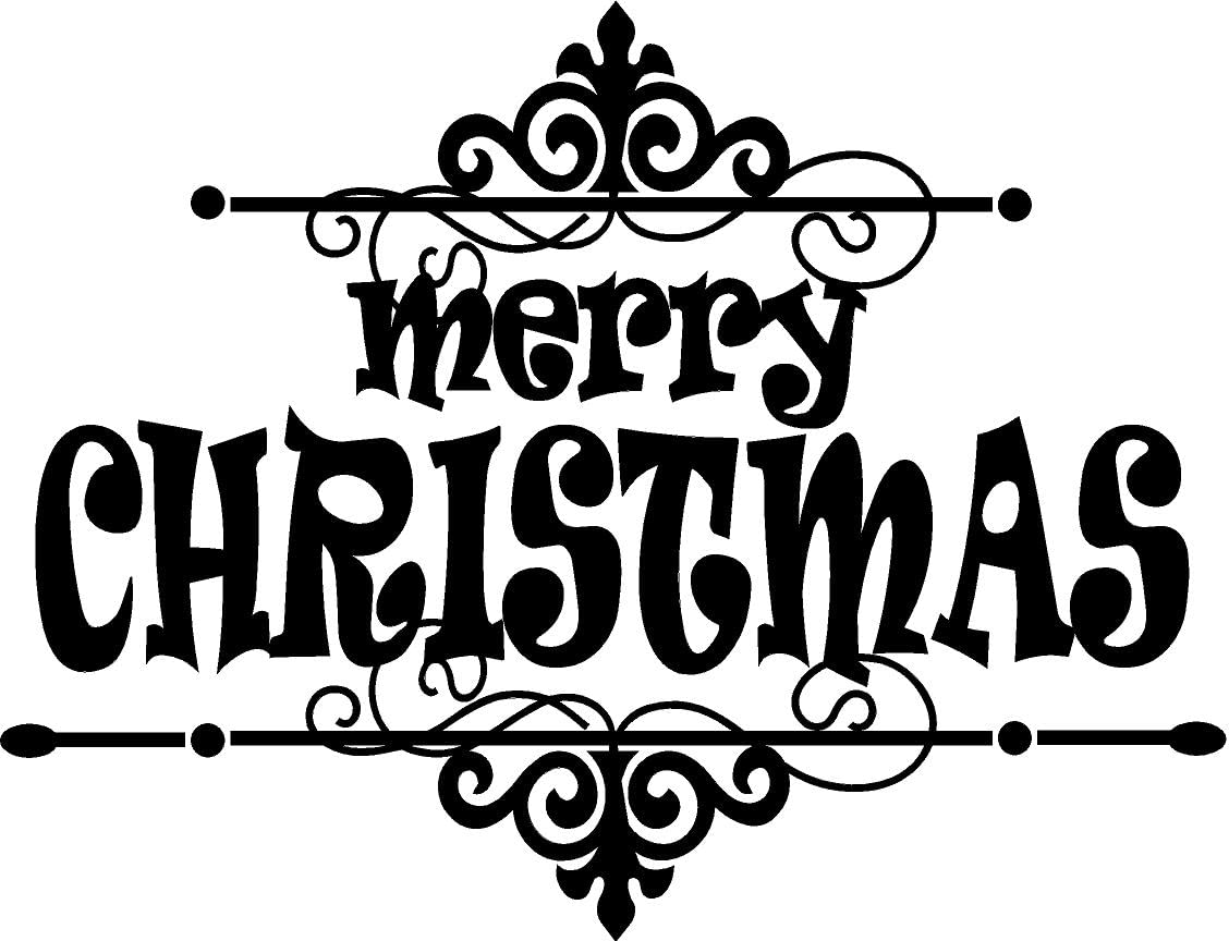Christmas Vinyl Decal - Holiday Home Decor for Windows & Walls