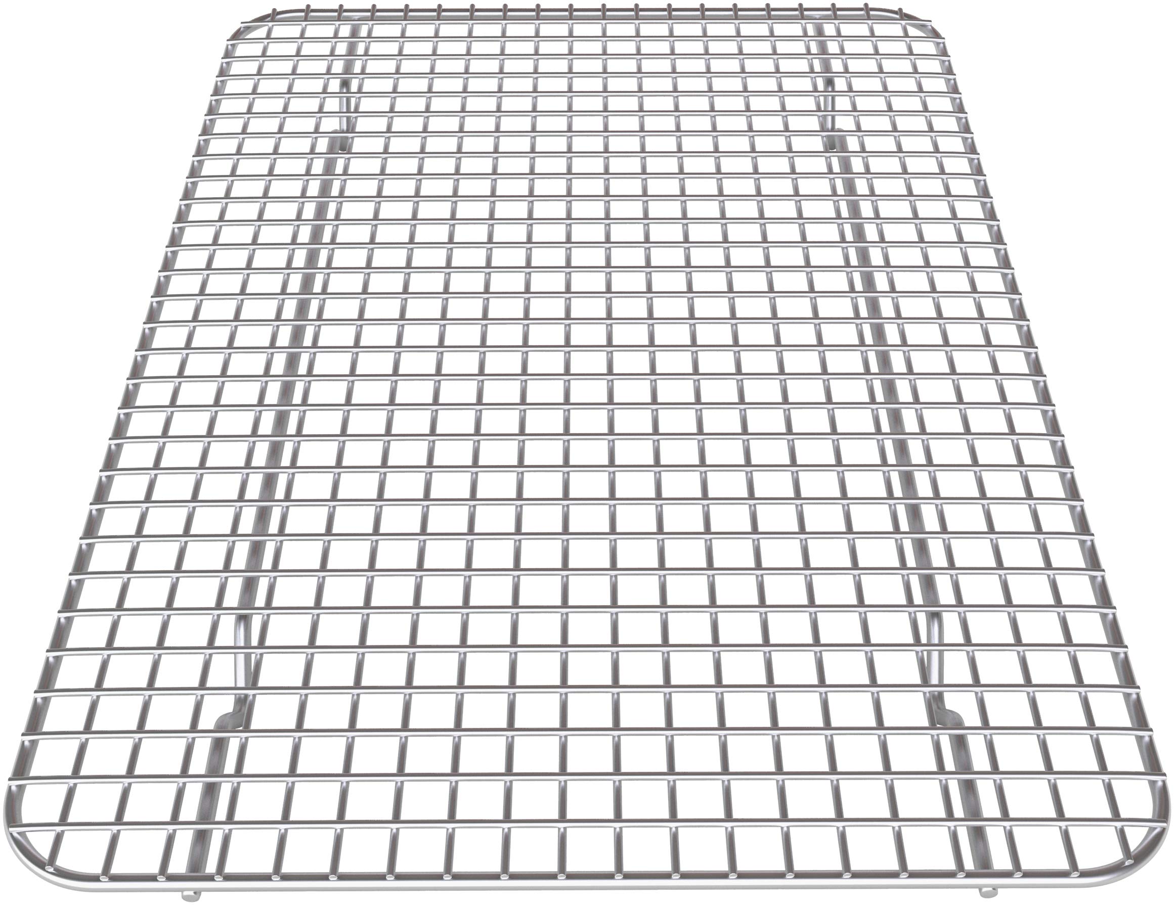 Premium Stainless Steel Cooling Rack - Heavy Duty Oven Safe Baking & Roasting Rack for Cookies, Cakes, Bread - Fits Quarter Sheet Pan (8.5