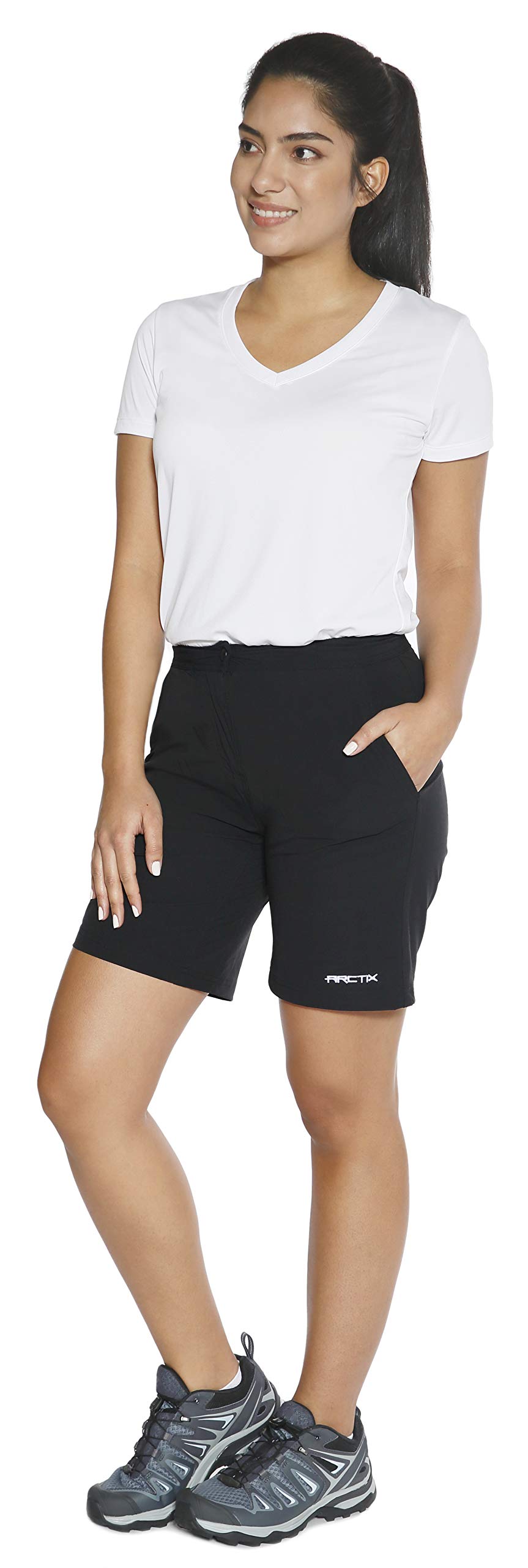 Arctix Women's Quick-Dry Hiking Shorts - Lightweight Outdoor Trail Running Shorts for Hiking, Camping & Travel Adventures