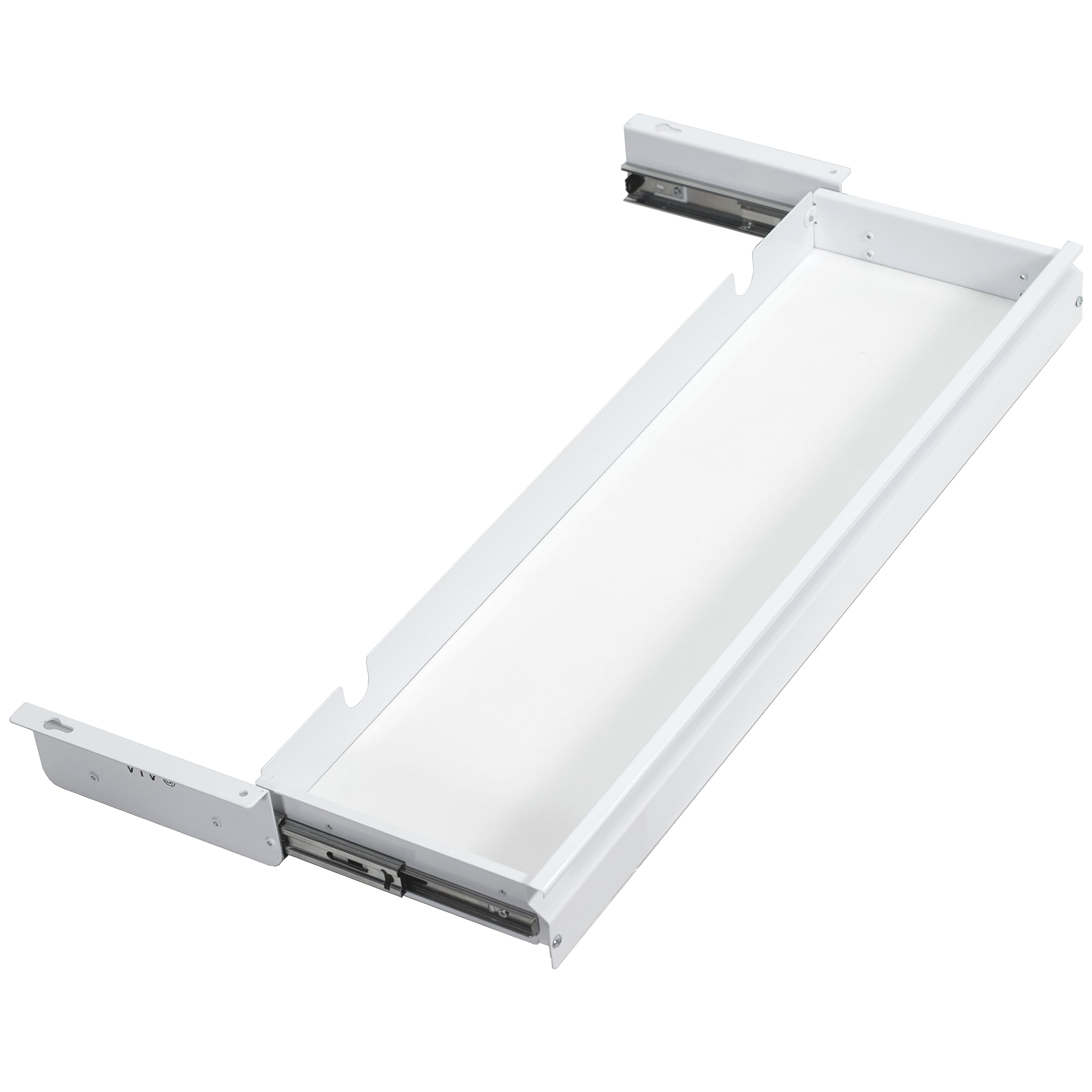 VIVO Large 33 inch Under Desk Slide Out Storage Drawer Organizer, White - Perfect for Office, Home & Workspace Organization (DESK-DR33-W)