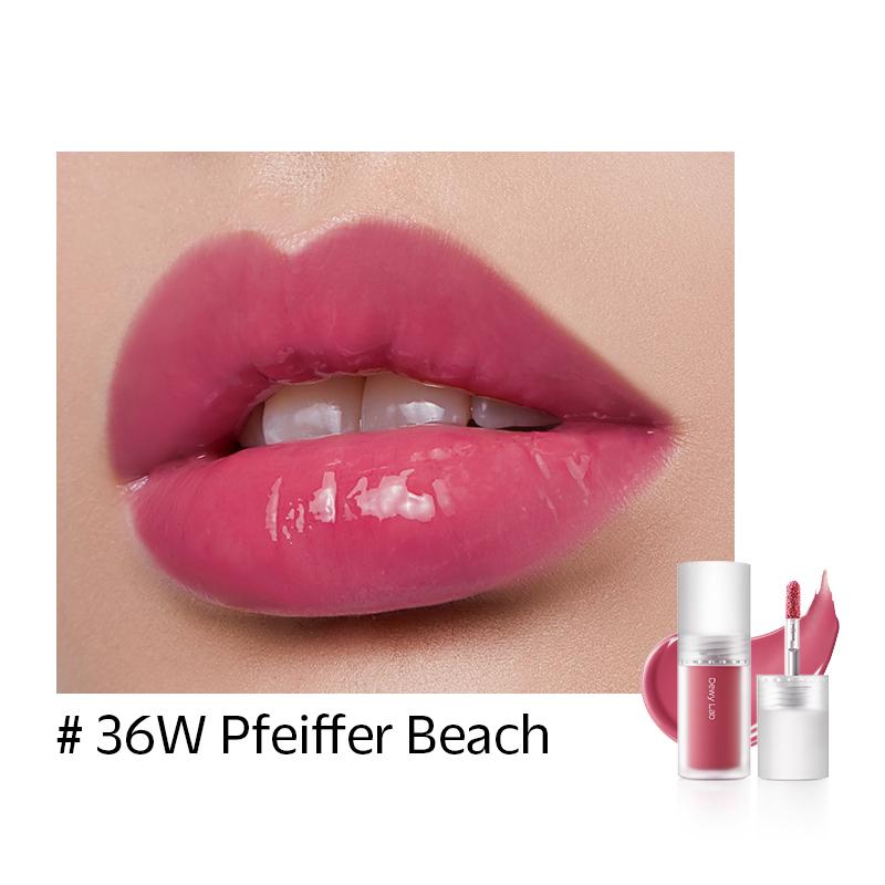 DEWY LAB Aqua Essence Lip Dew - Hydrating Lip Gloss with Hyaluronic Acid & Vitamin E for Soft, Plump Lips | Perfect for Daily Moisture & Night Care