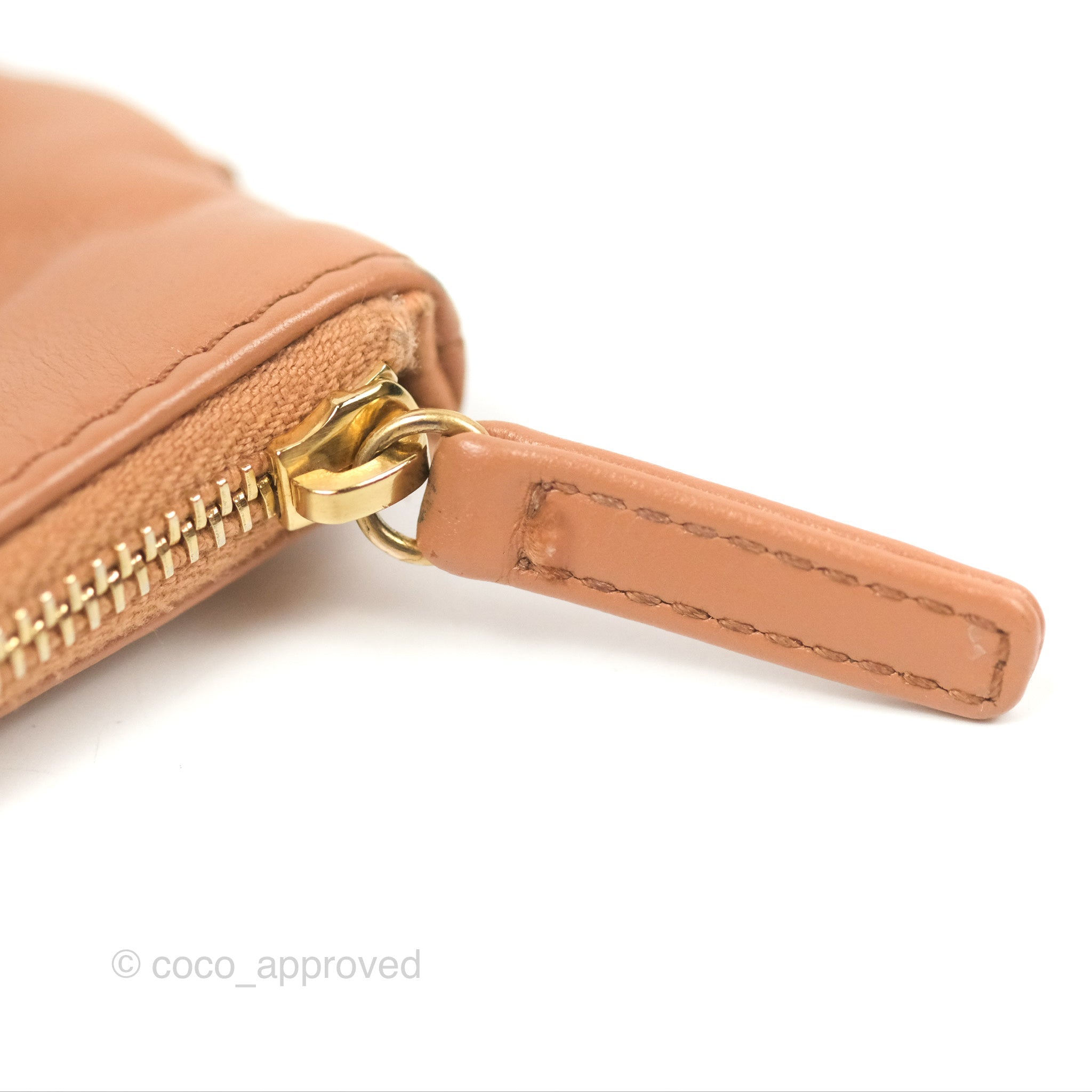 Chanel 22 Small Handbag in Caramel Beige Shiny Calfskin Leather with Aged Gold Hardware - Luxury Crossbody Bag for Women, Perfect for Date Night & Evening Events