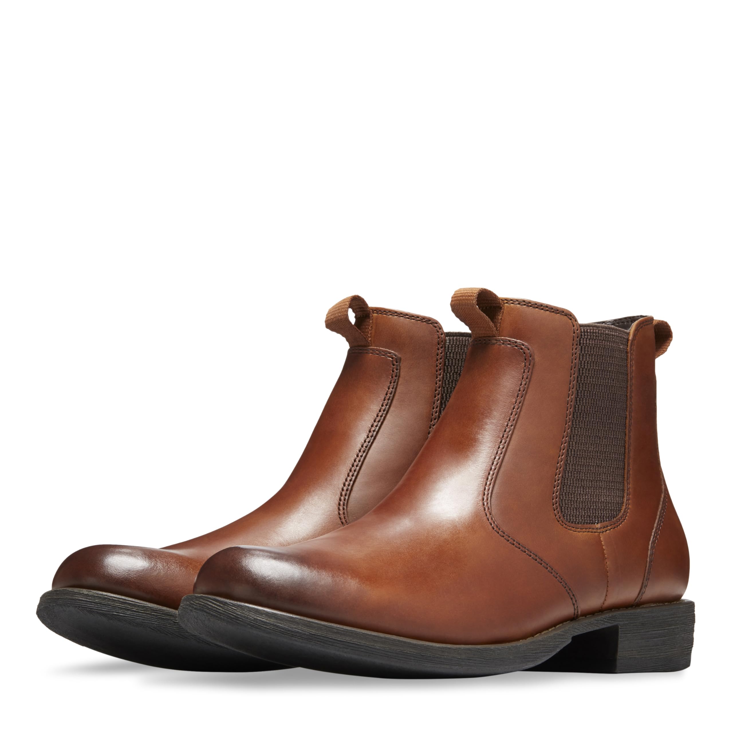 Eastland Men's Chelsea Boots - Comfortable Leather Ankle Boots for Everyday Wear, Tan Brown, Size 13 - Perfect for Casual Outfits, Office & Outdoor Activities