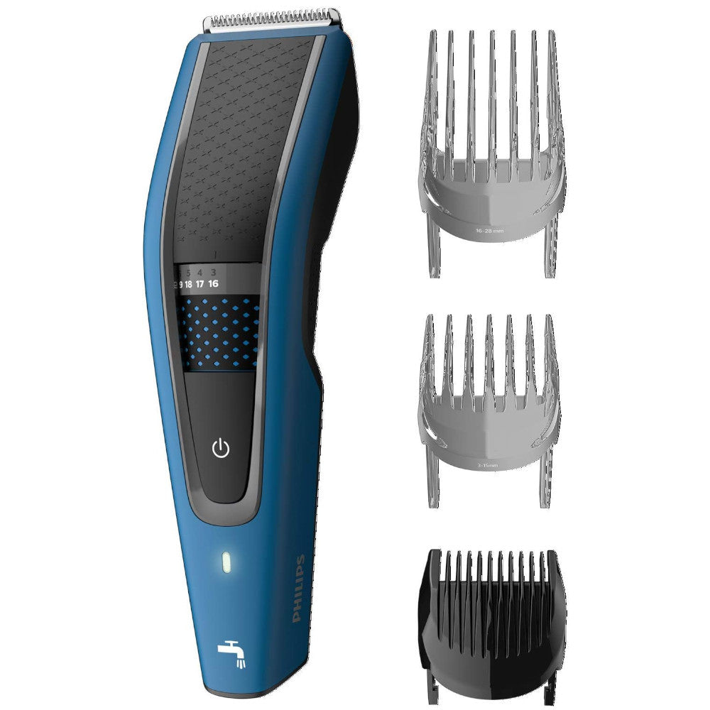 PHILIPS HC5612/15 Series 5000 Rechargeable & Washable Hair Clipper for Men - Professional Cordless Hair Trimmer with Self-Sharpening Blades - Perfect for Home Haircuts, Beard Trimming, and Personal Grooming