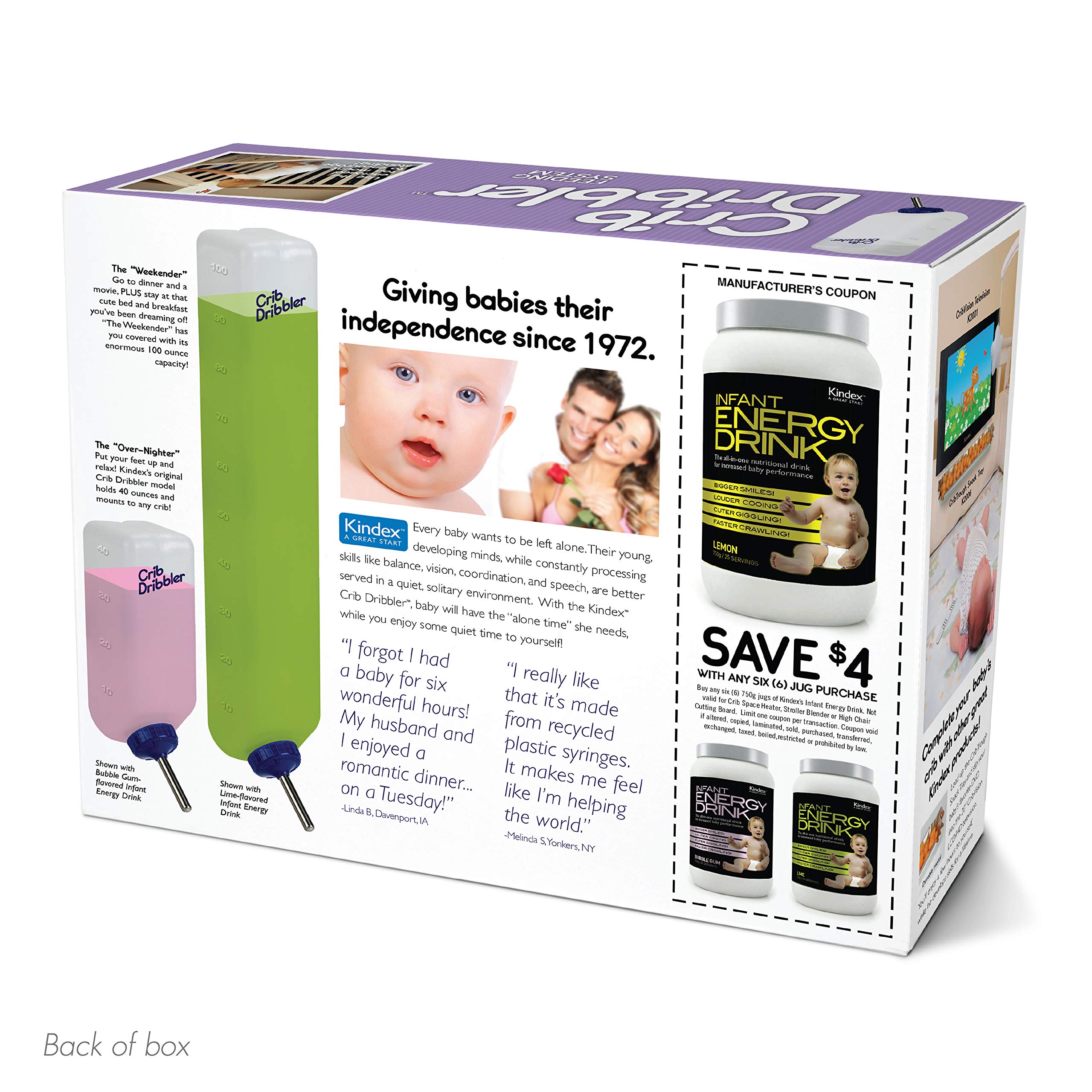 Prank-O Crib Dribbler Gag Gift Empty Box - Hilarious Fake Present Wrapping for Birthdays, Holidays & Parties | Funny Practical Joke Gift Box for Pranks, Celebrations & Surprises | Perfect for Office Gags, Christmas Tricks & April Fools' Day