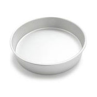 Fat Daddio's 8x3 Inch Round Cake Pan - Professional Bakeware for Perfect Layer Cakes, Cheesecakes & Birthday Cakes - Heavy Duty Aluminum Baking Pan for Even Heat Distribution - Ideal for Home Bakers & Professional Chefs