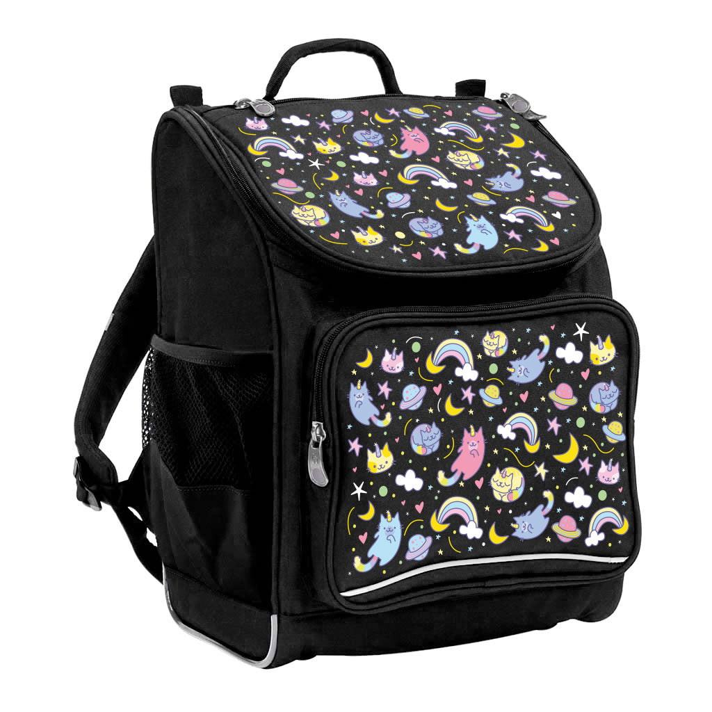 KittyCorn Mighty Primary Backpack for Kids - Durable School Backpack with Wide Straps & Multiple Pockets - Perfect for Elementary Students, Daycare & Travel
