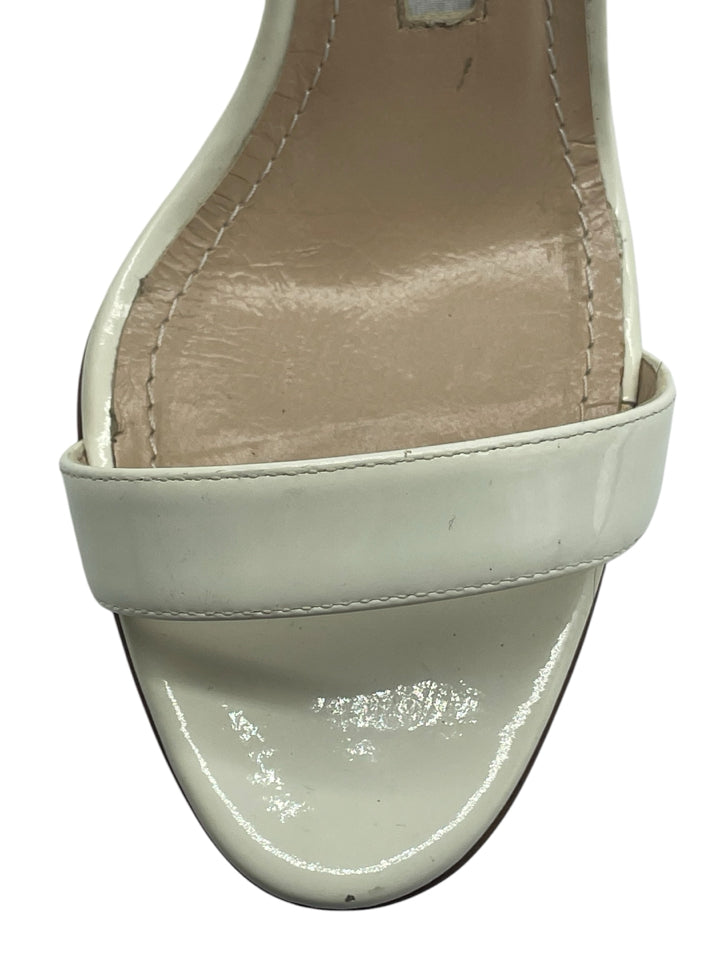 Authentic Manolo Blahnik Leather Chaos Heels - Women's Size 35 (US 5) - Luxury Designer Pumps for Weddings, Parties & Special Occasions