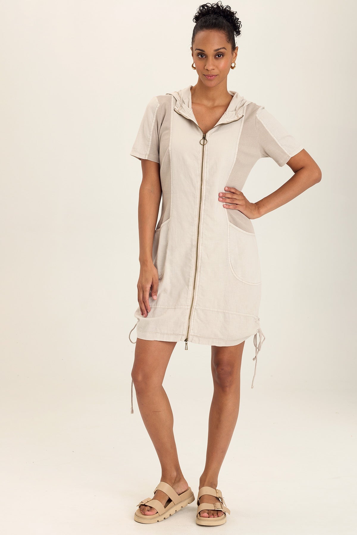 Linen Lenchen Jacket Dress for Women - Lightweight Summer Cover Up - Casual Office Wear & Beach Outfit