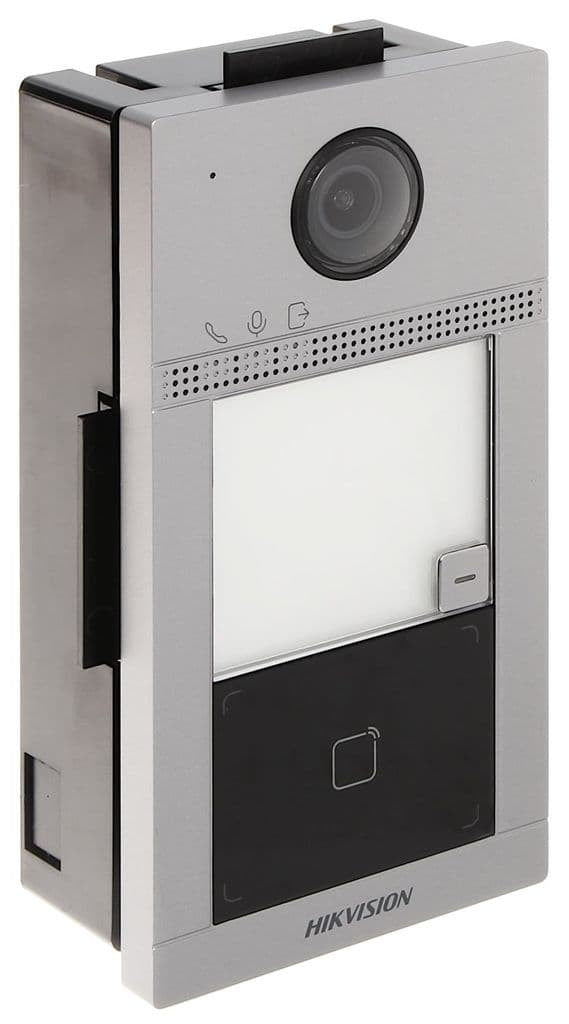 DS KV8413 WME1/FLUSH Built-in 4 Button IR Illuminated PoE 12V Doorbell System - Perfect for Smart Homes, Offices & Apartments