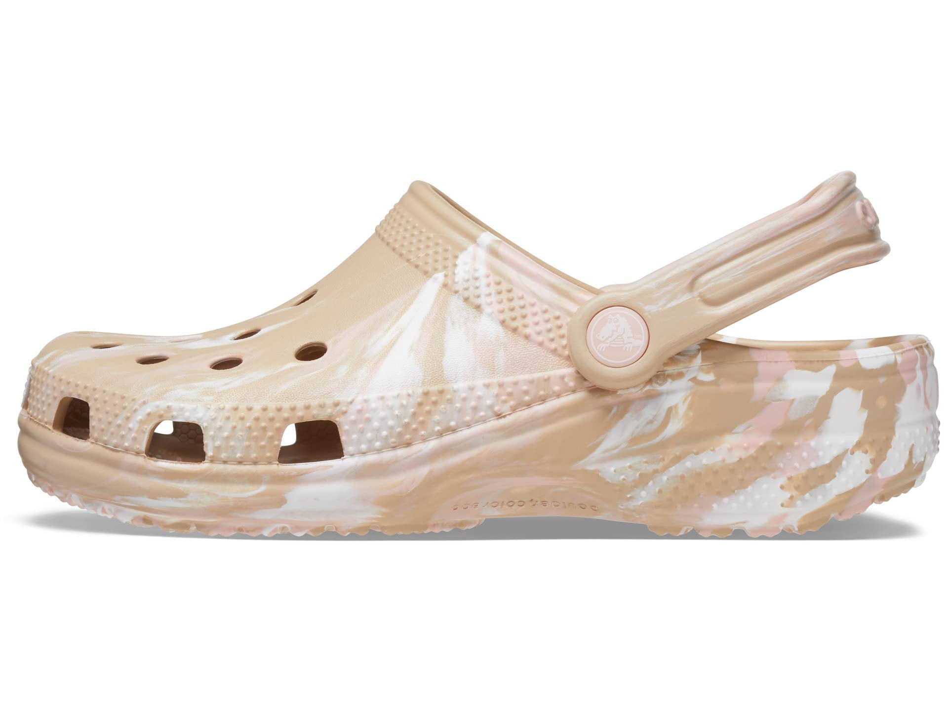Crocs Unisex Classic Marbled Tie-Dye Clog | Comfortable Slip-On Shoes for Men & Women | Perfect for Beach, Pool, and Casual Wear