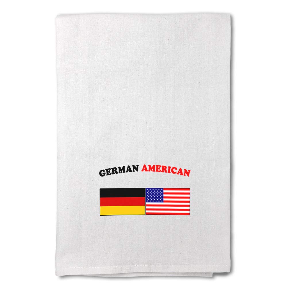 Custom Printed Kitchen Towels with German & American Flags - Stylish Dish Towels for Decor & Cleaning - Perfect for Home, Kitchen, and Patriotic Gift Giving