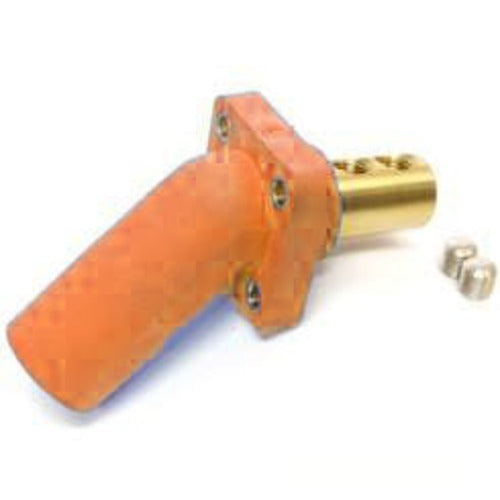 Marinco 400A 45 Degree Panel Mount DSS Connector - 2/0 & 4/0 AWG Marine Grade Electrical Connector for Boats, RVs, and Heavy-Duty Industrial Applications