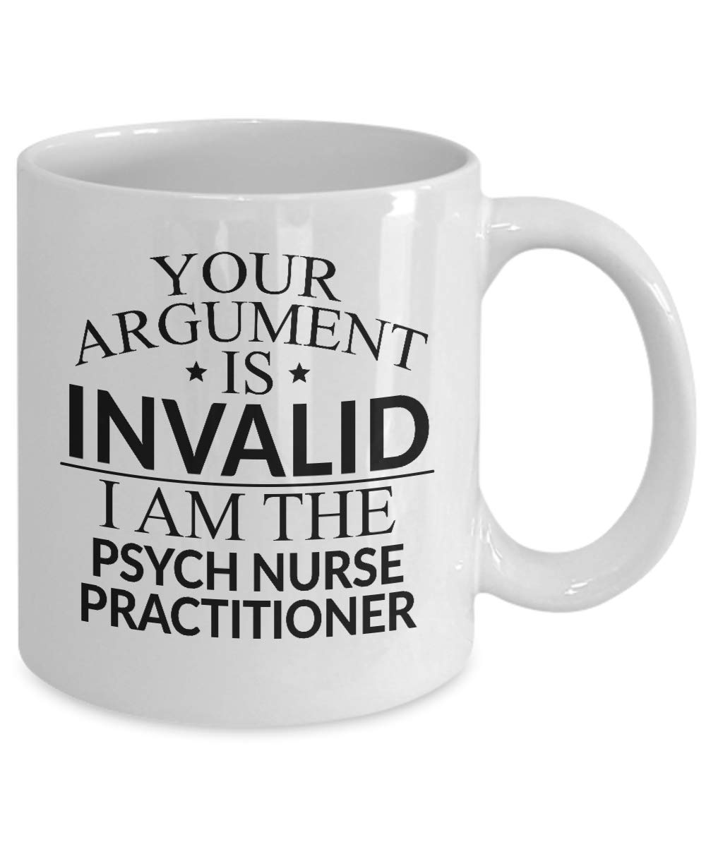 Funny Psych Nurse Practitioner Coffee Mug - 11oz & 15oz Ceramic Tea Cup - Perfect Gift for Christmas, Birthday, Nurses Week - Great for Nurses, Doctors, Medical Professionals - Ideal for Coffee Breaks, Office Use & Gift Giving