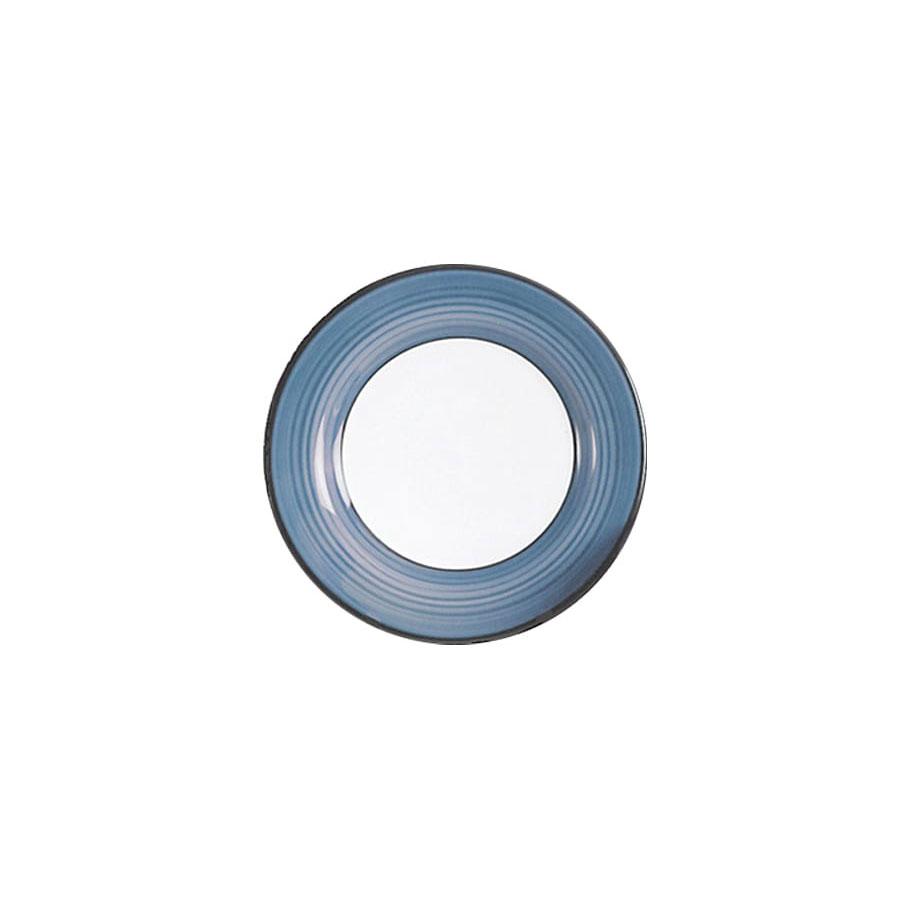 White & Blue Spree Pattern Ceramic Plate – Elegant Dinnerware for Parties, Weddings & Home Decor