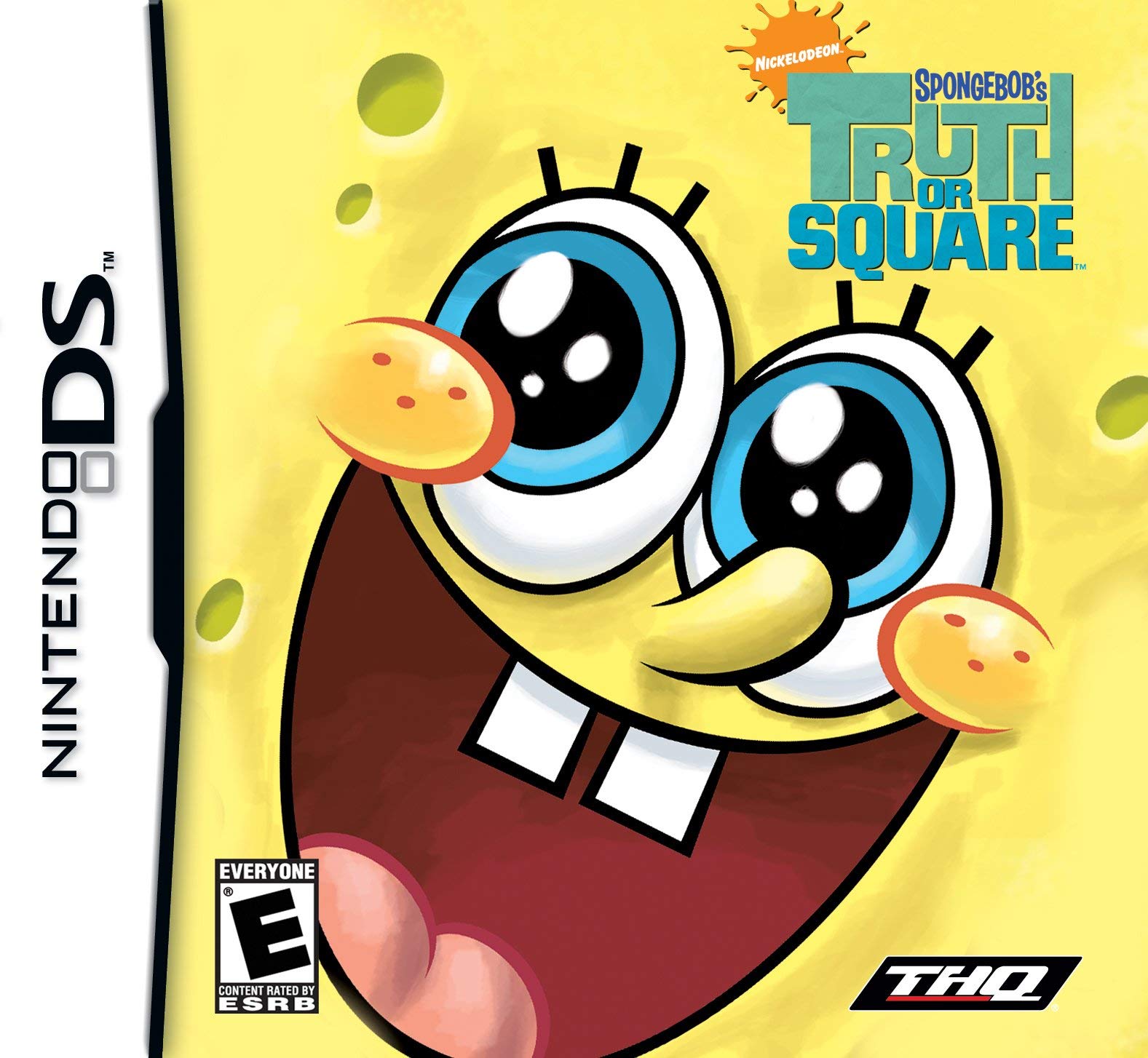 Renewed Spongebob Truth Or Square Nintendo DS Game - Fun Adventure for Kids & Fans | Perfect for Travel, Gifts & Family Game Nights