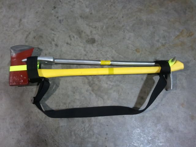 Firefighter Axe Halligan Tool Irons Carrier Sling - Heavy Duty Rescue Gear for Emergency Responders (Tools Not Included) - Perfect for Firefighting, Rescue Operations & Tactical Training