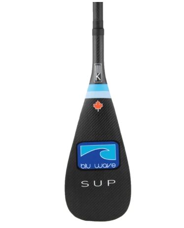 Blu Wave The Carbon 2 Piece SUP Paddle - Lightweight & Adjustable Stand Up Paddleboard Oar for Surfing, Kayaking & Water Sports