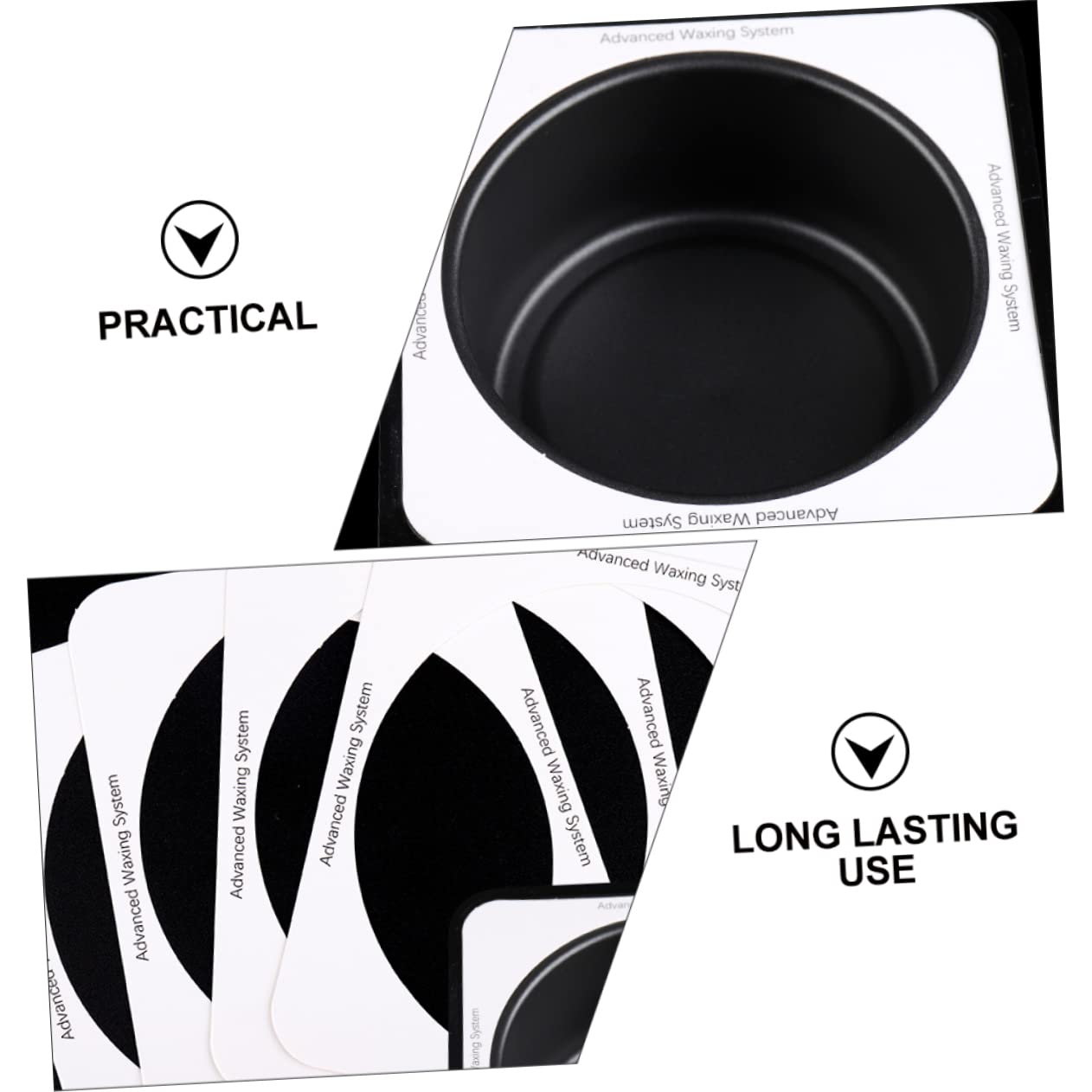 Beavorty 20pcs Hair Waxing Supplies Kit - Wax Warmer Accessories, Waxing Protection Rings, Wax Heater Washers & Bakery Tissue Paper for Professional Salon & Home Use