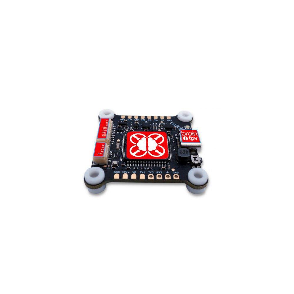 BrainFPV RADIX 2 Flight Controller Rev. 1.2 - 30x30mm F4 FC for FPV Drones - Perfect for Racing, Freestyle & DIY Quadcopter Builds