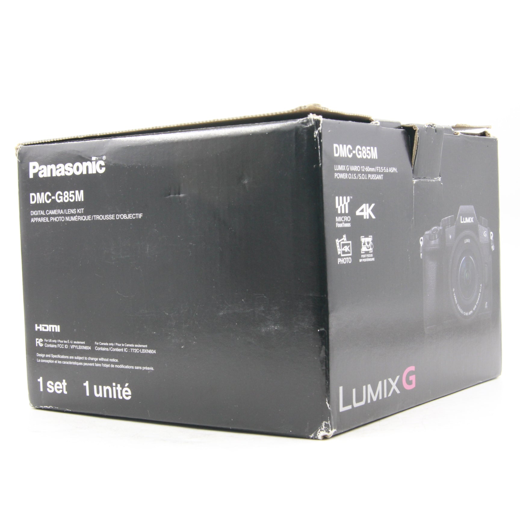 Open Box Excellent Condition Panasonic Lumix DMC-G85 Mirrorless Micro Four Thirds Digital Camera with 12-60mm Lens - Perfect for Travel Photography, Vlogging & Professional Shooting