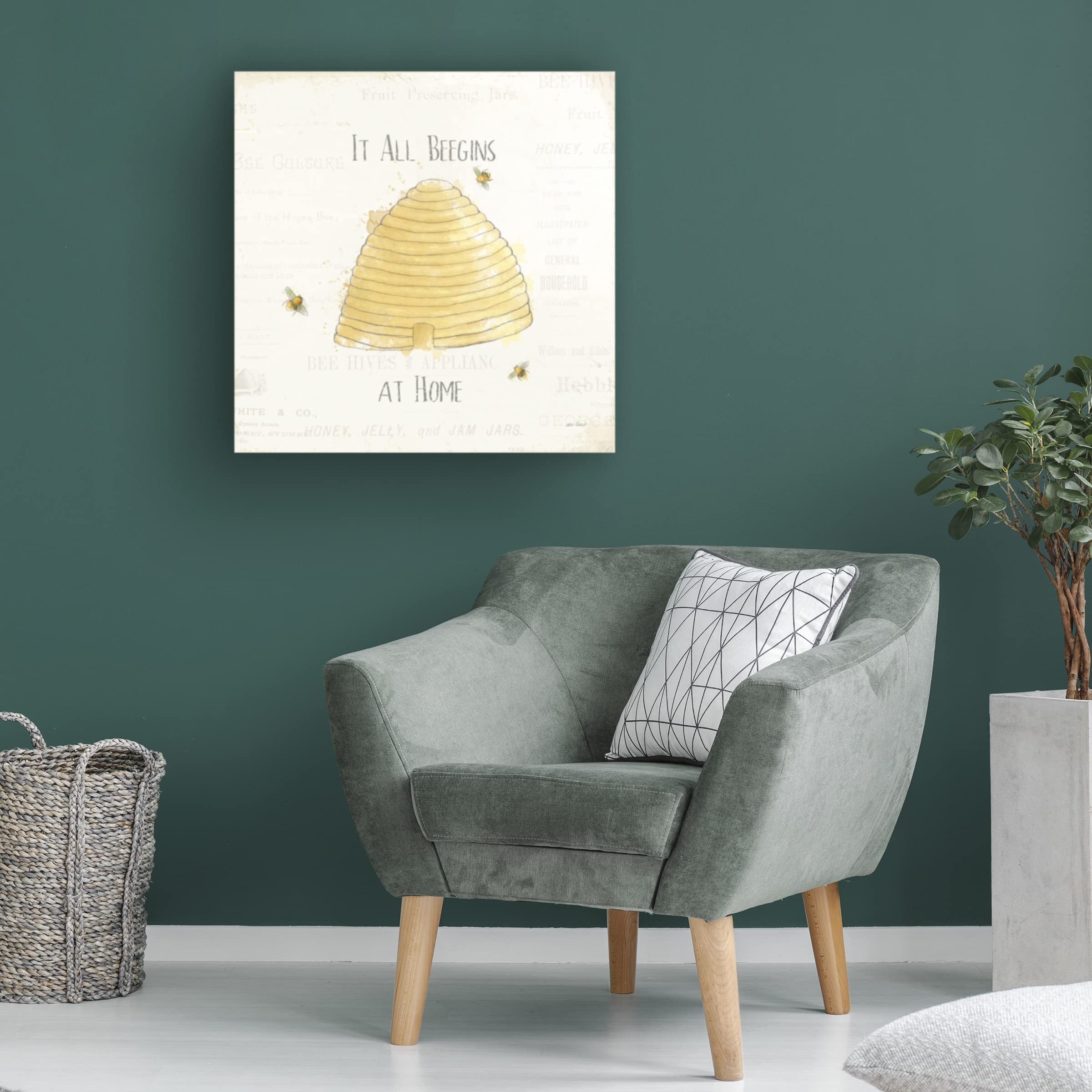 Beautiful Butterfly II Canvas Art Print by Sara Zieve Miller - Handmade Butterfly Wall Decor for Living Room, Bedroom & Office - Nature Inspired Home Decor Gift