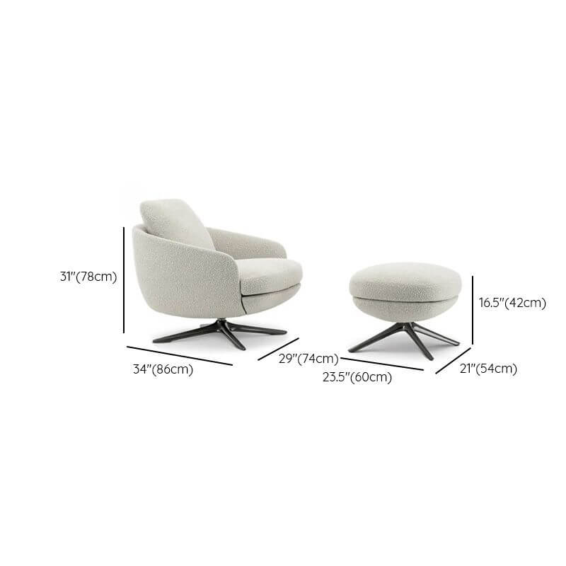 Midnight Black/Butter/Auburn Solid Wood Accent Chair with Arms & Pillow Back - Modern Living Room, Bedroom, or Office Seating Furniture - Comfortable 4-Leg Design with Cushioned Support