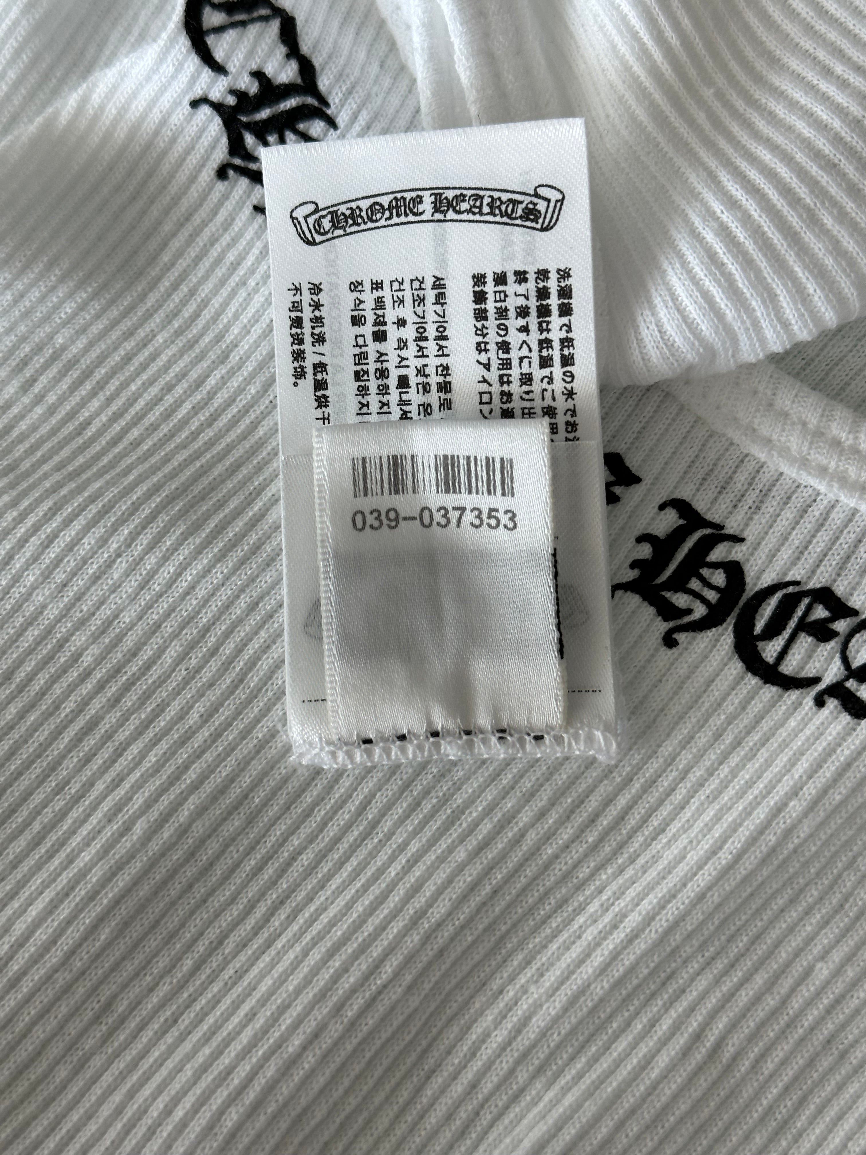 Chrome Hearts Love You Tank Top - White & Black Graphic Print, Vintage Style, Unisex Streetwear for Casual Outfits & Summer Fashion