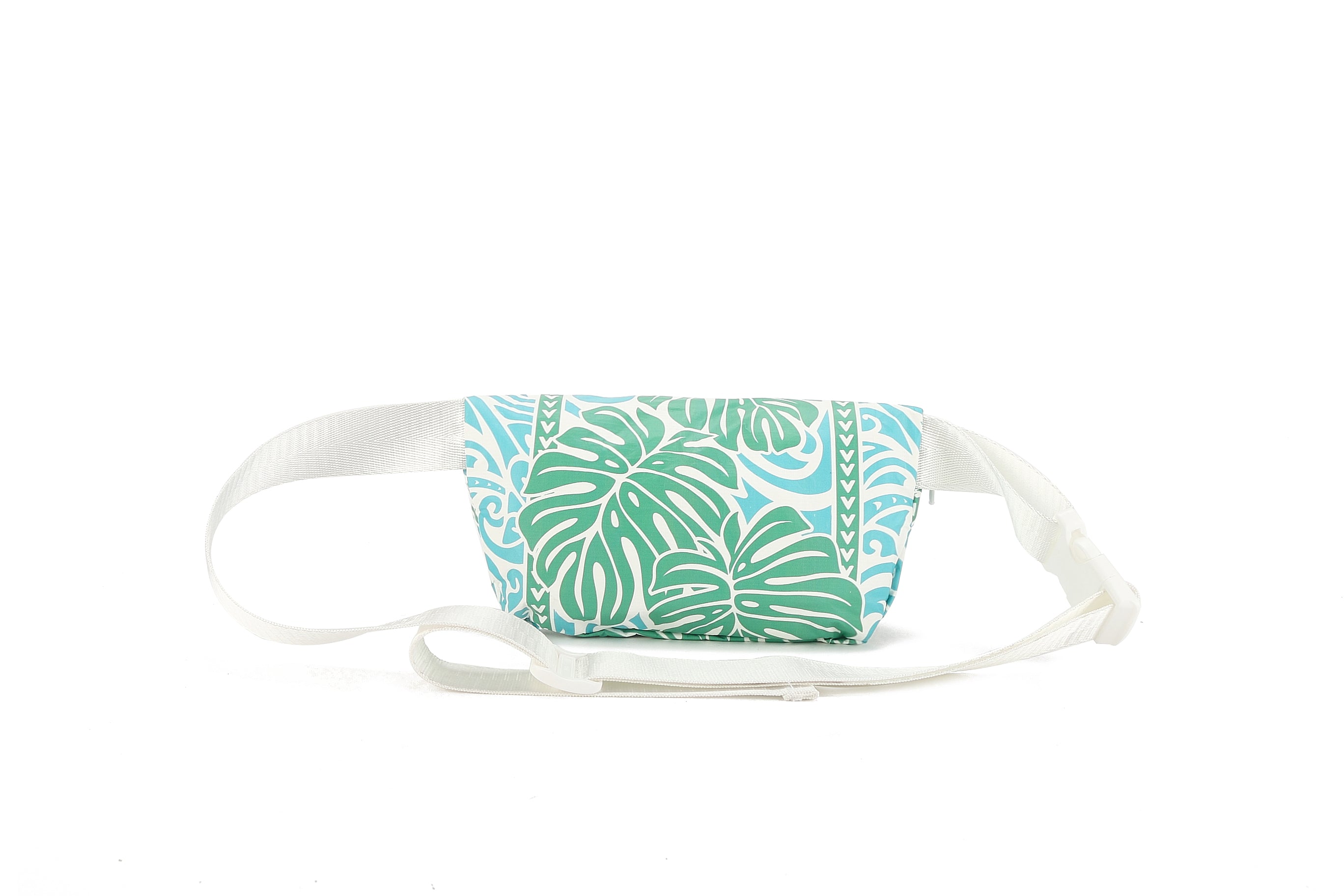 Stylish Fanny Pack Waist Bag - Monstera Green for Women & Men | Perfect for Hiking, Travel, Gym & Daily Use