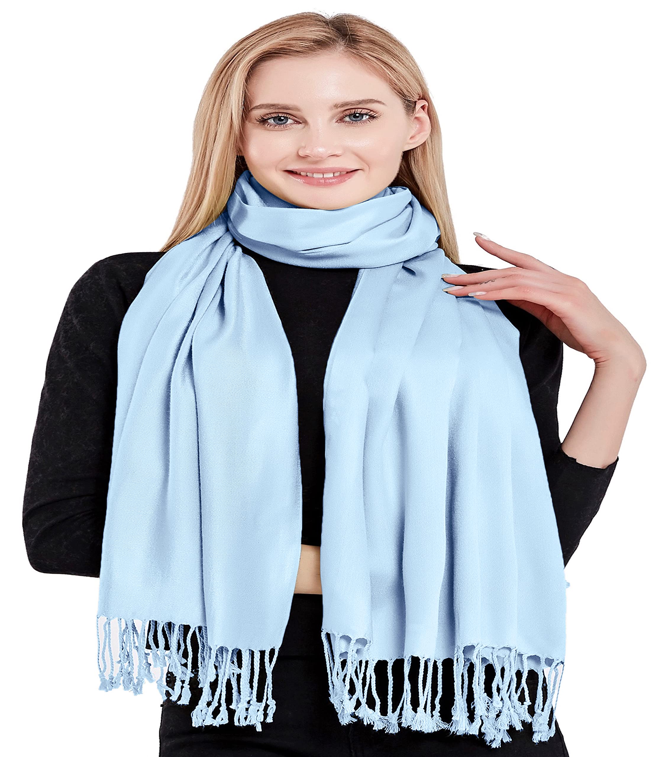 Handmade Nepalese Pashmina Shawl - Soft & Warm Cashmere Scarf for Women (1-Pack) | Perfect for Winter, Weddings & Gifting