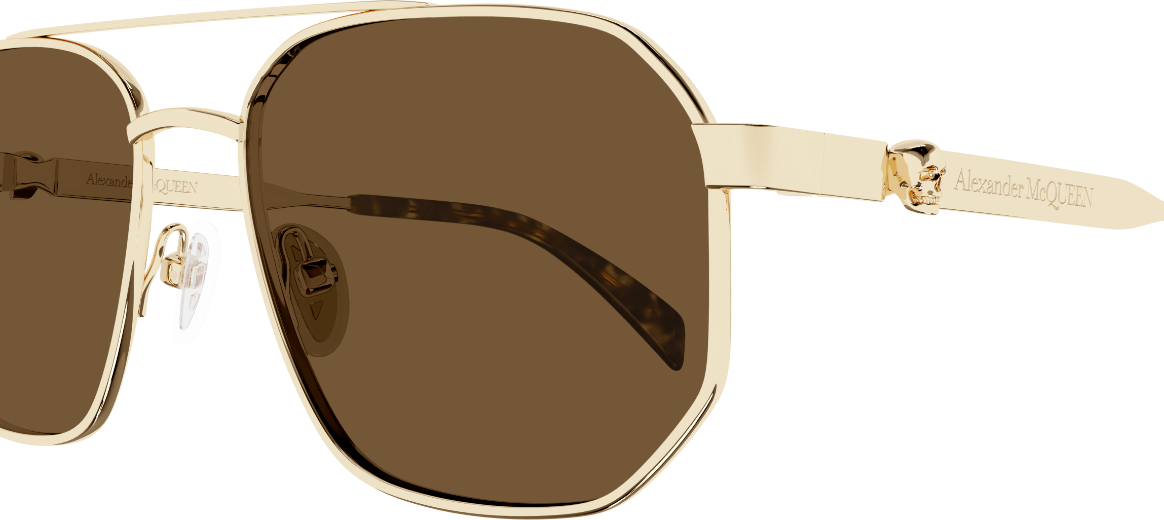 Alexander McQueen AM0458S Sunglasses - Luxury Designer Shades for Men & Women - Perfect for Outdoor Activities, Travel & Fashion Statements