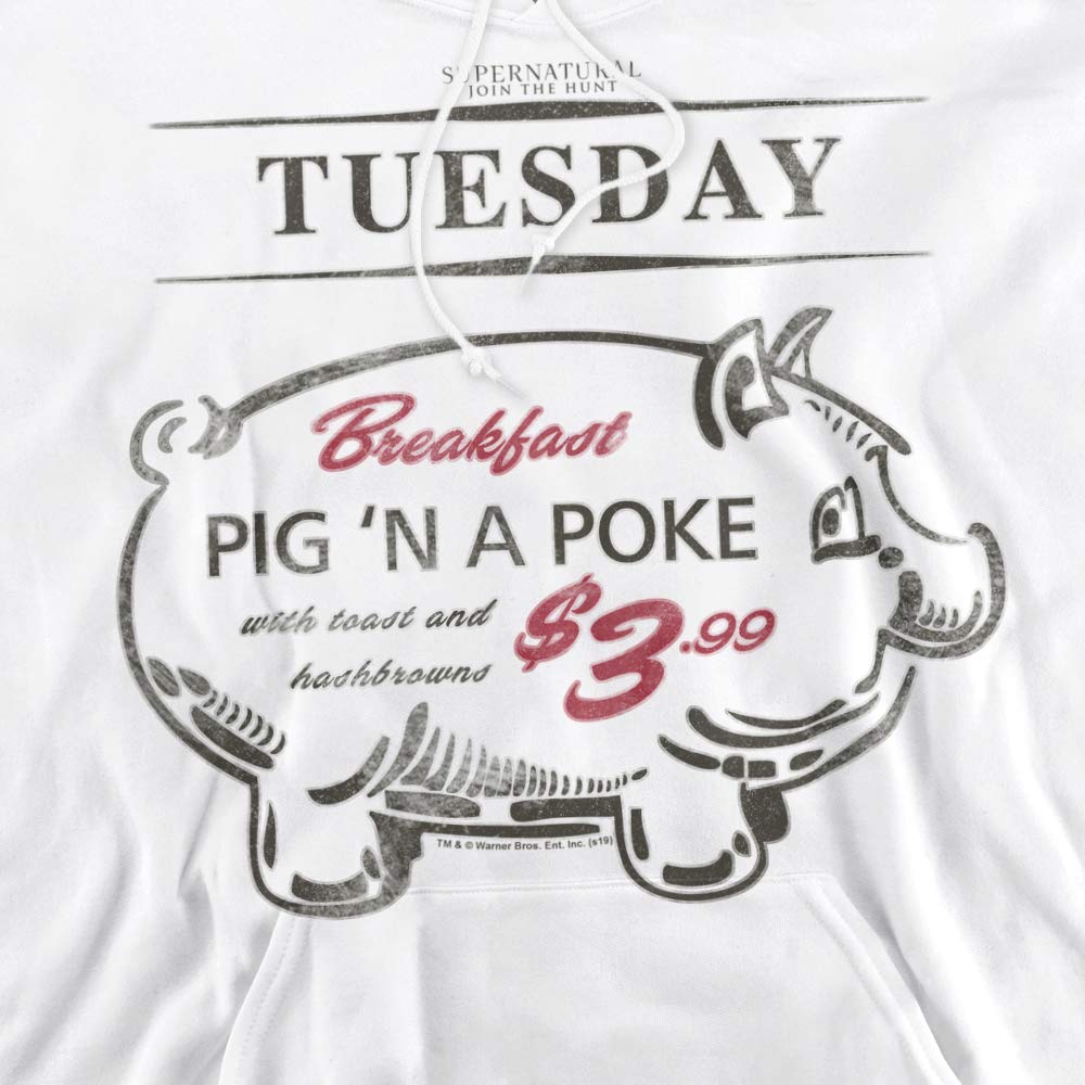 Supernatural Pig N Poke Unisex Hoodie for Men & Women - Cozy Pullover Sweatshirt for Casual Wear, Halloween Costumes & Fan Merchandise