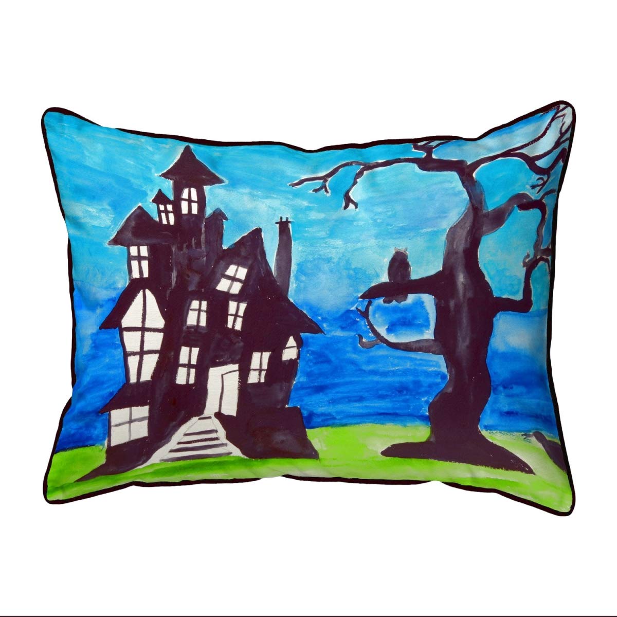 Betsy Drake ZP1041 Decorative Throw Pillow 20x24 Inches Multi-Color - Perfect for Sofa, Bed, Couch & Home Decor