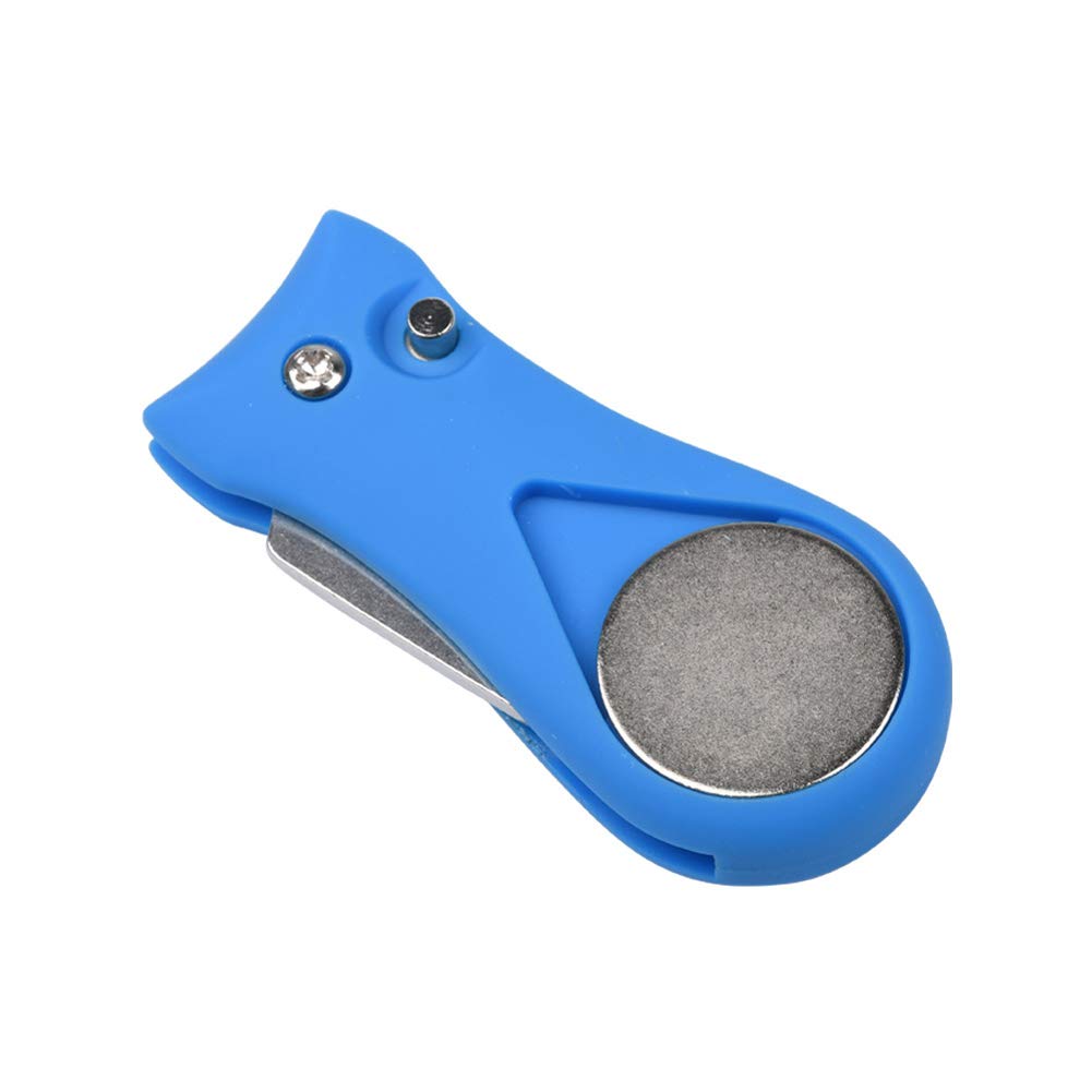 Premium Foldable Magnetic Golf Divot Repair Tool with Detachable Ball Marker - Stainless Steel Switchblade Design for Quick Greens Repair | Perfect Golf Accessories for Course Maintenance & Practice Sessions (Blue)